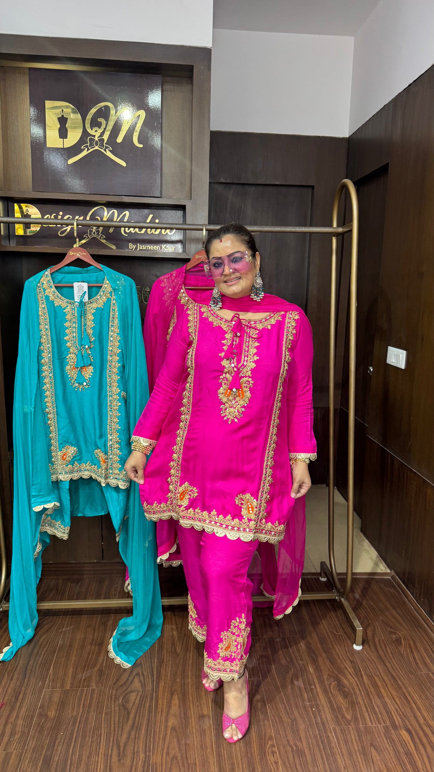 Avirel (Cotton Silk Fabric Suit)