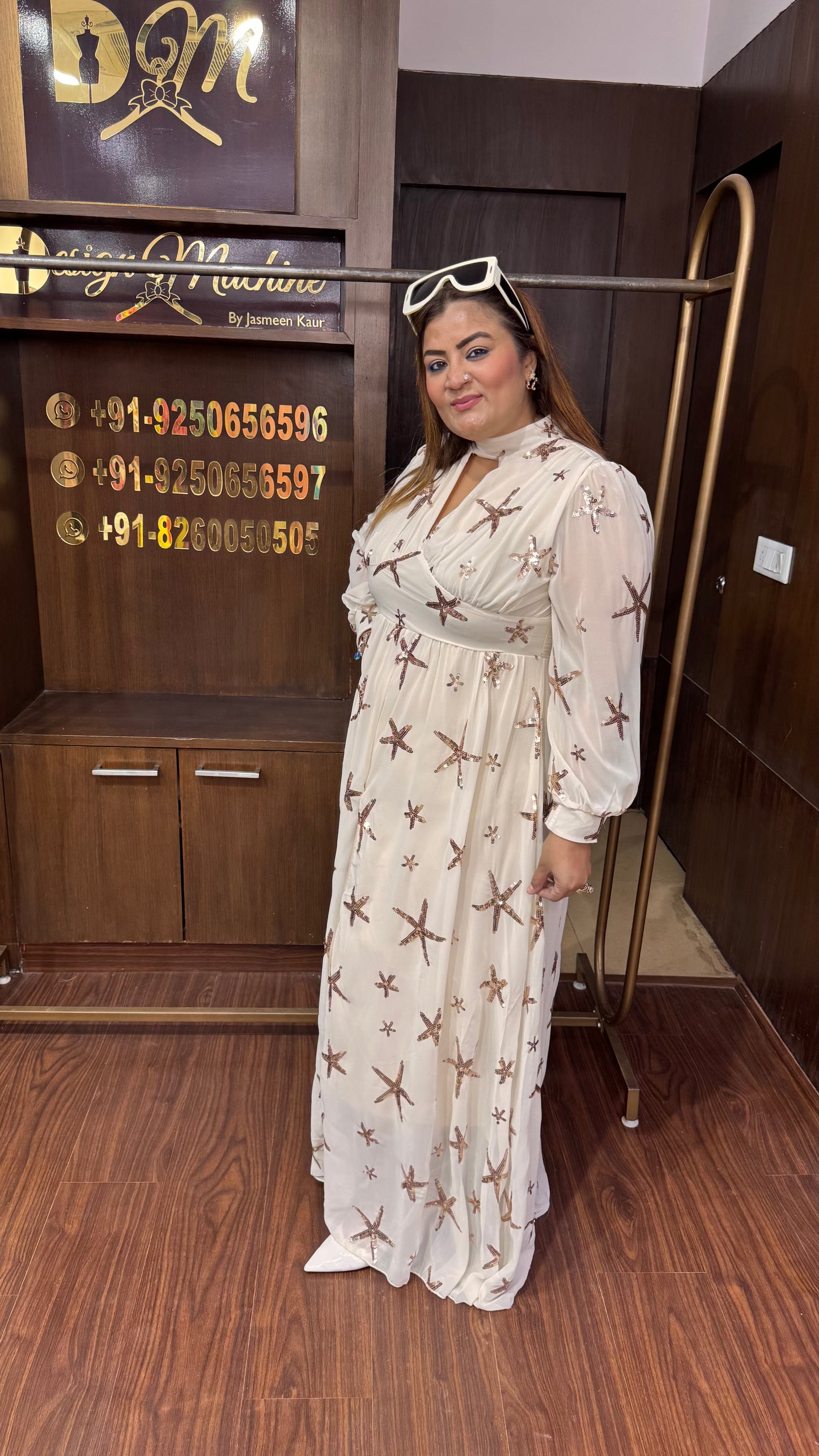 Orzellae (Pure Georgette Dress)
