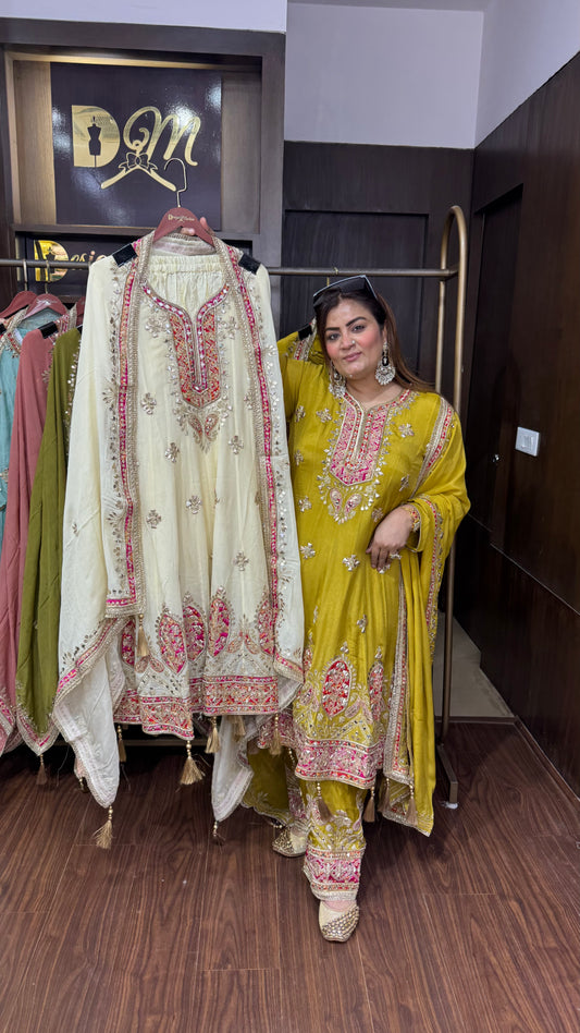 Rovanique (Pure Chinnon Anarkali Suit)