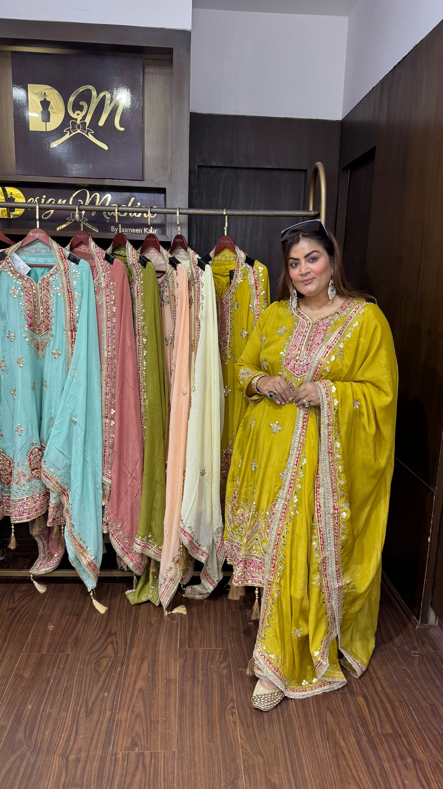 Rovanique (Pure Chinnon Anarkali Suit)