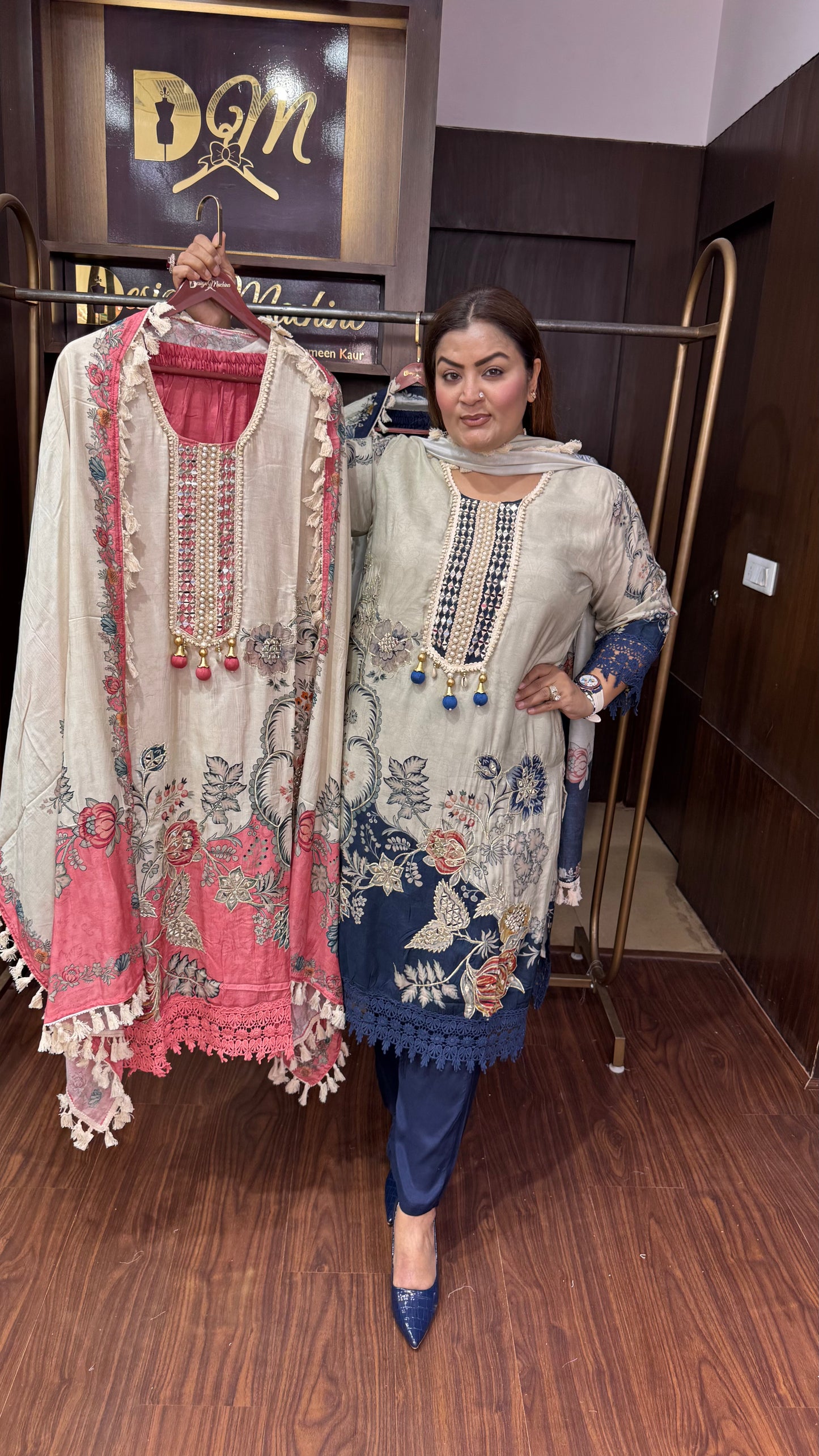 Velnira (Masleen Cotton Suit)
