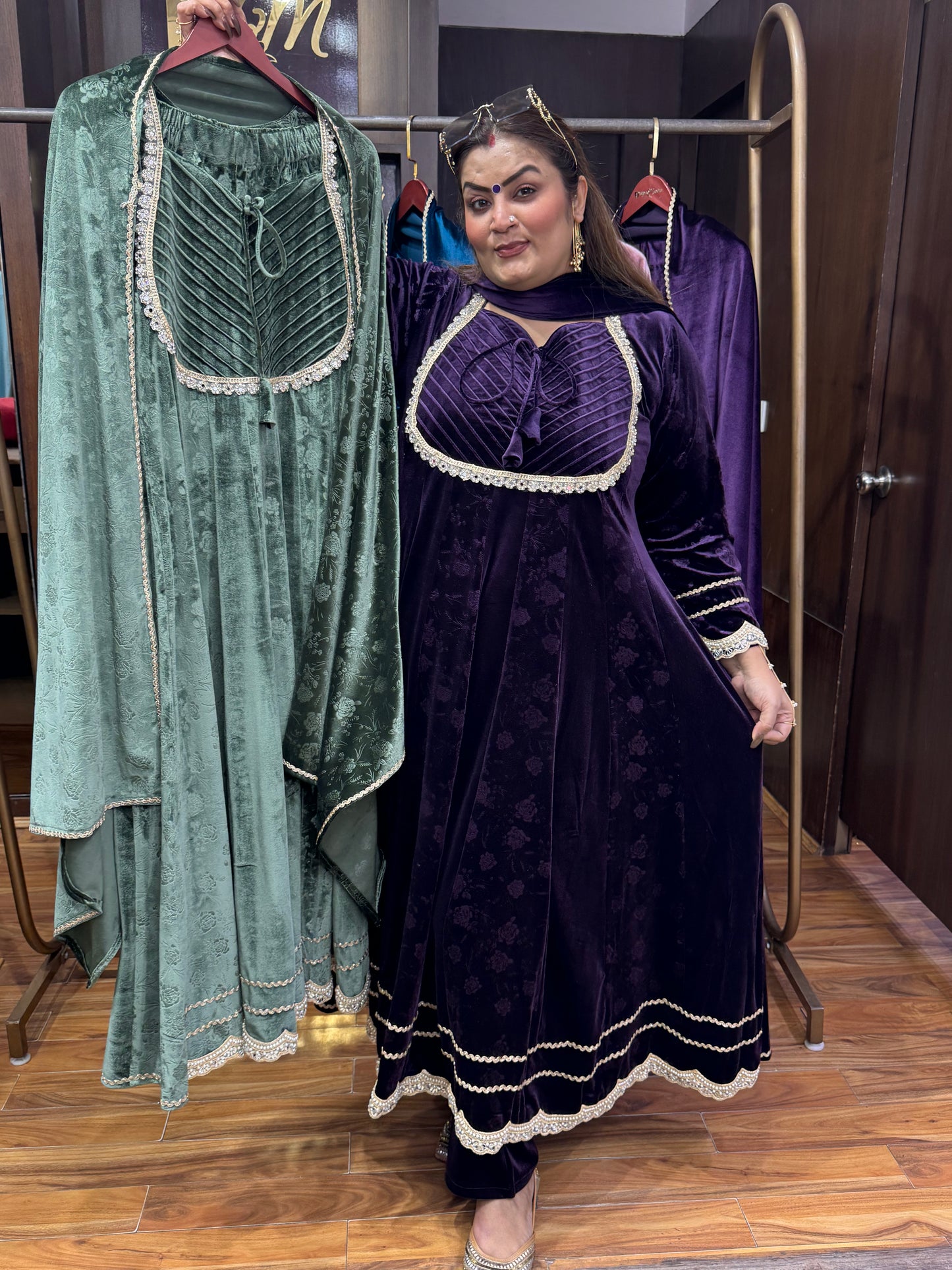 Ruhani Velvet (Anarkali)