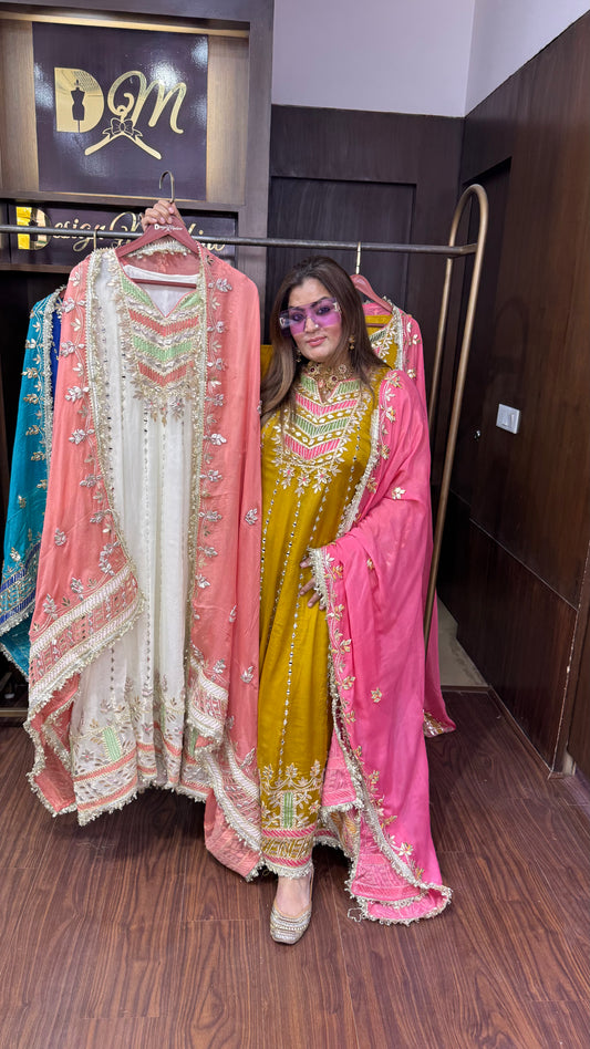 Veloura (Pure Chinnon Crepe Anarkali)