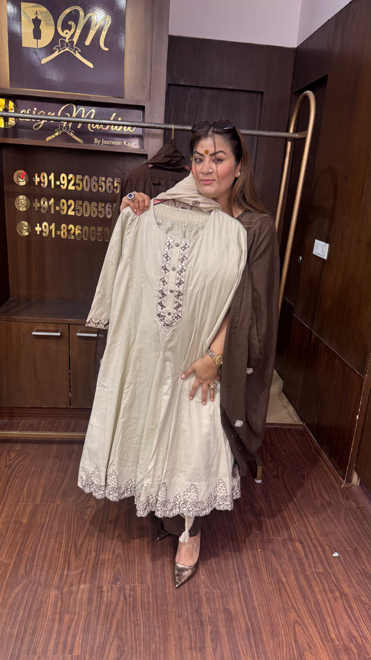 Avyelle (Cotton Anarkali)