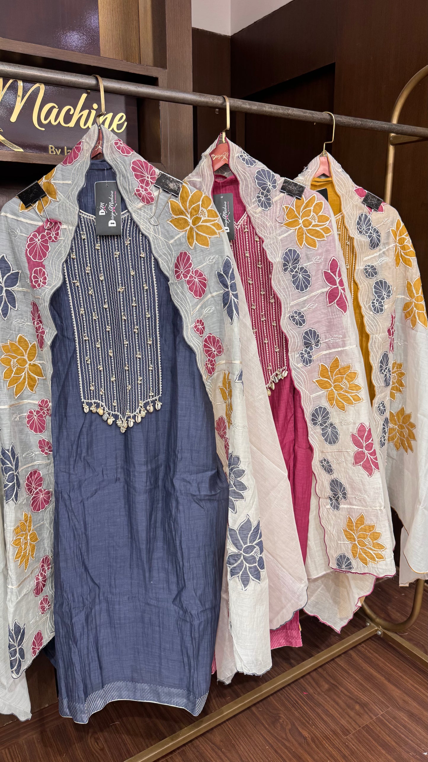 Aarvini (Masleen Cotton Unstitch Suit)