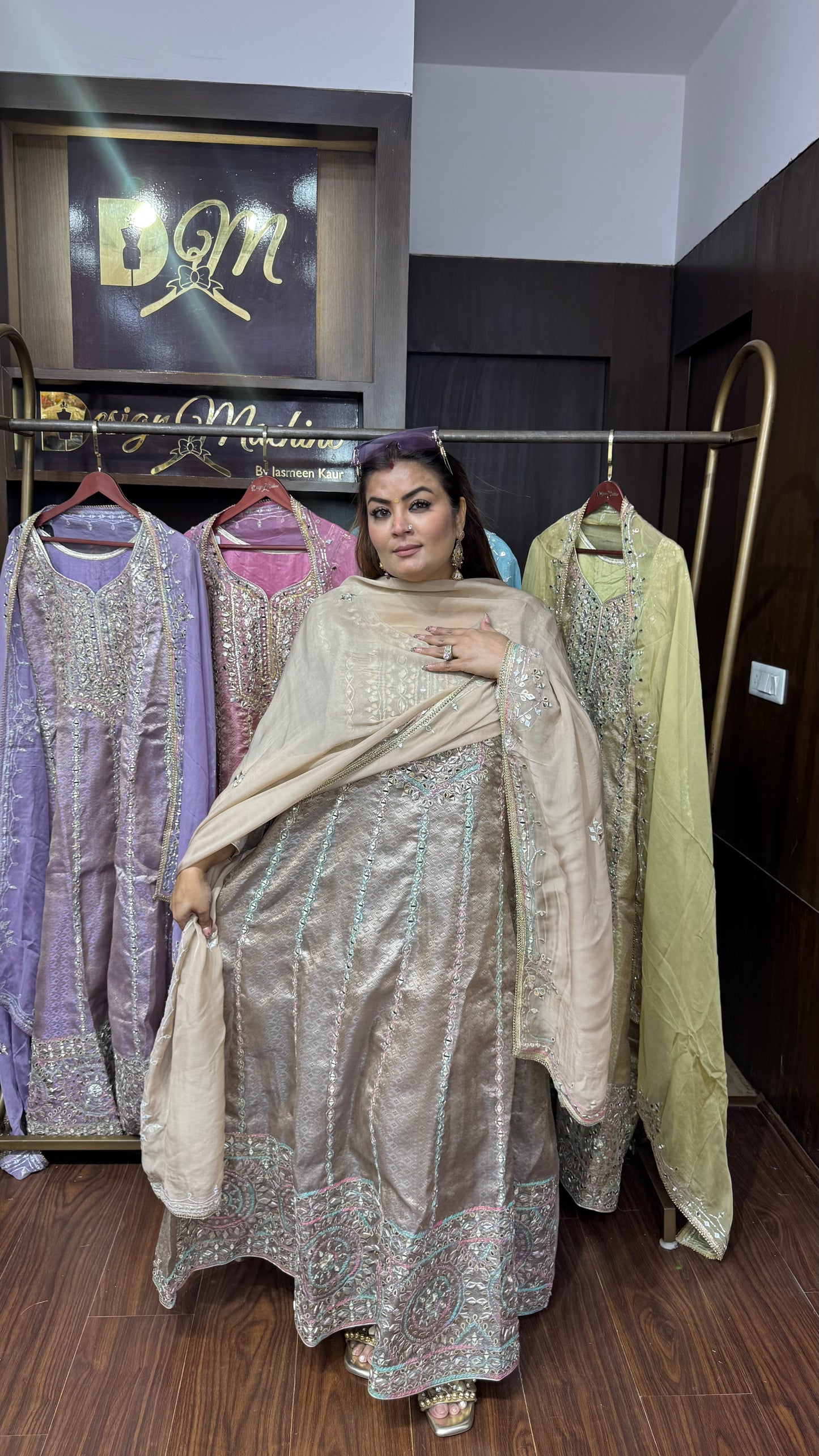 Zara Banarasi Anarkali Suit