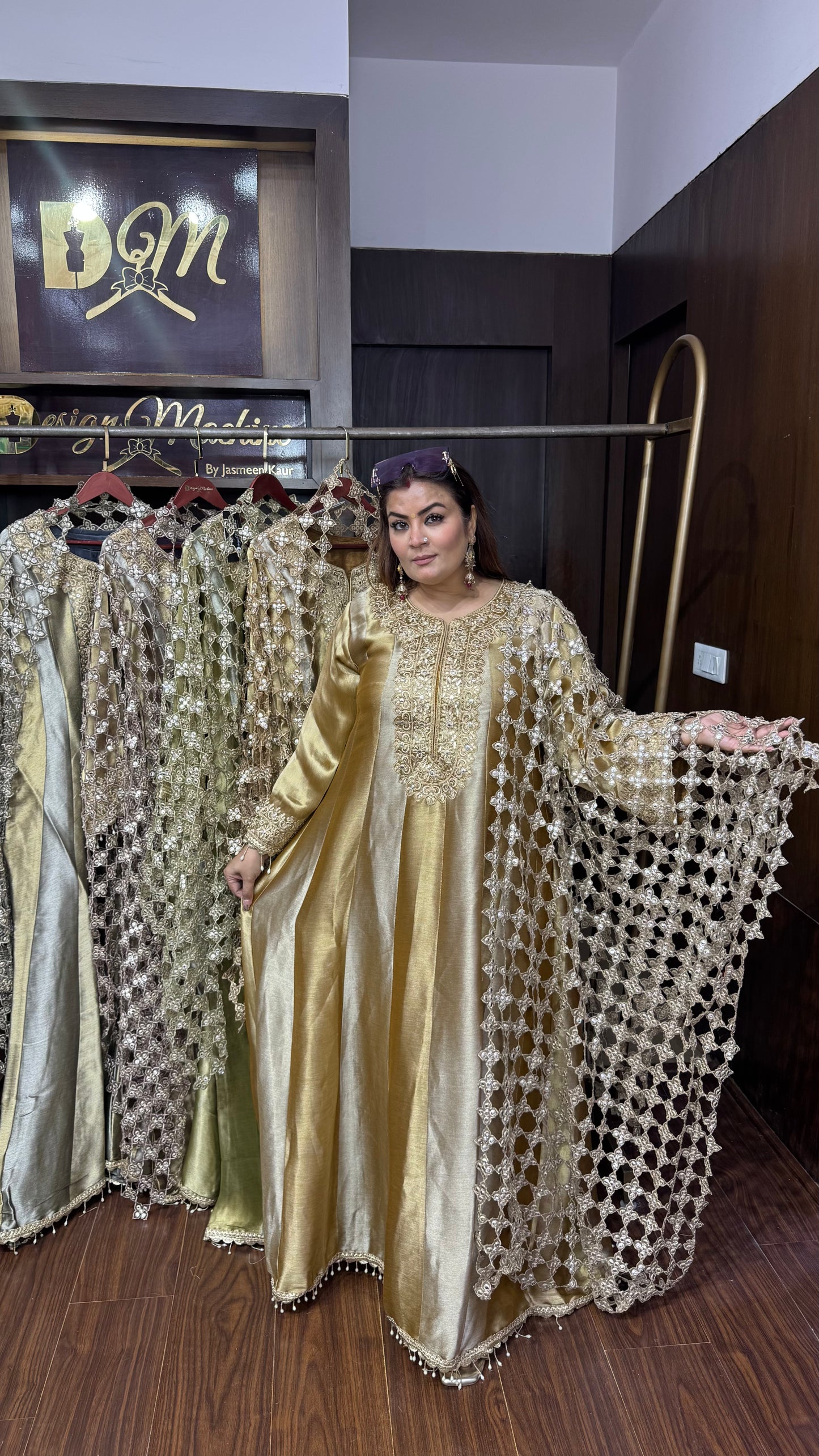 Zivara Tissue Anarkali Suit