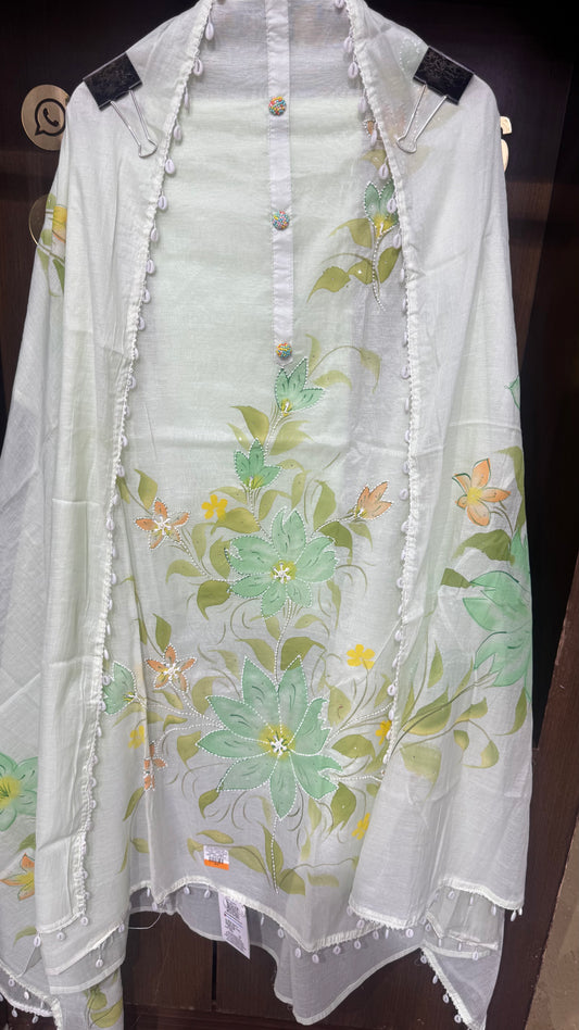Zelina (Malmal Cotton Unstitch Suit)