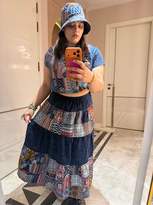 Evira (Soft Denim Set)