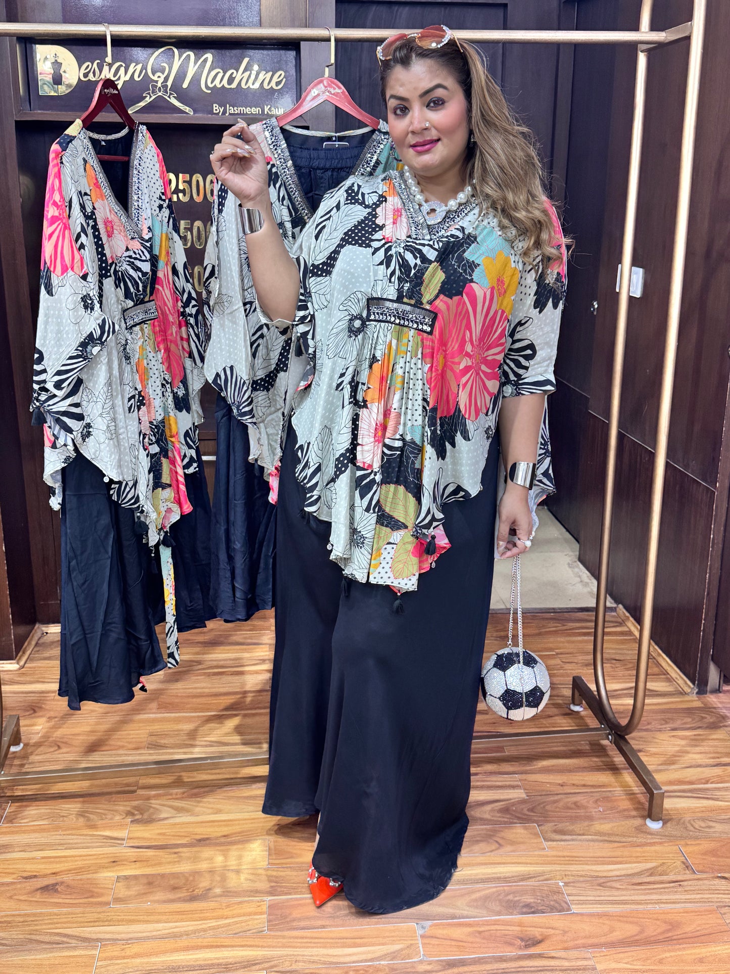 kaftan coordset pure crepe