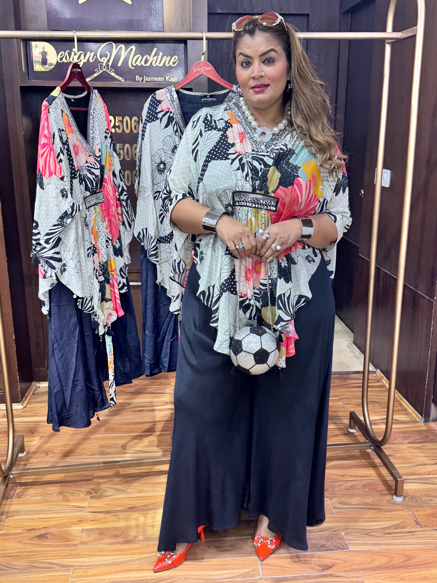 kaftan coordset pure crepe