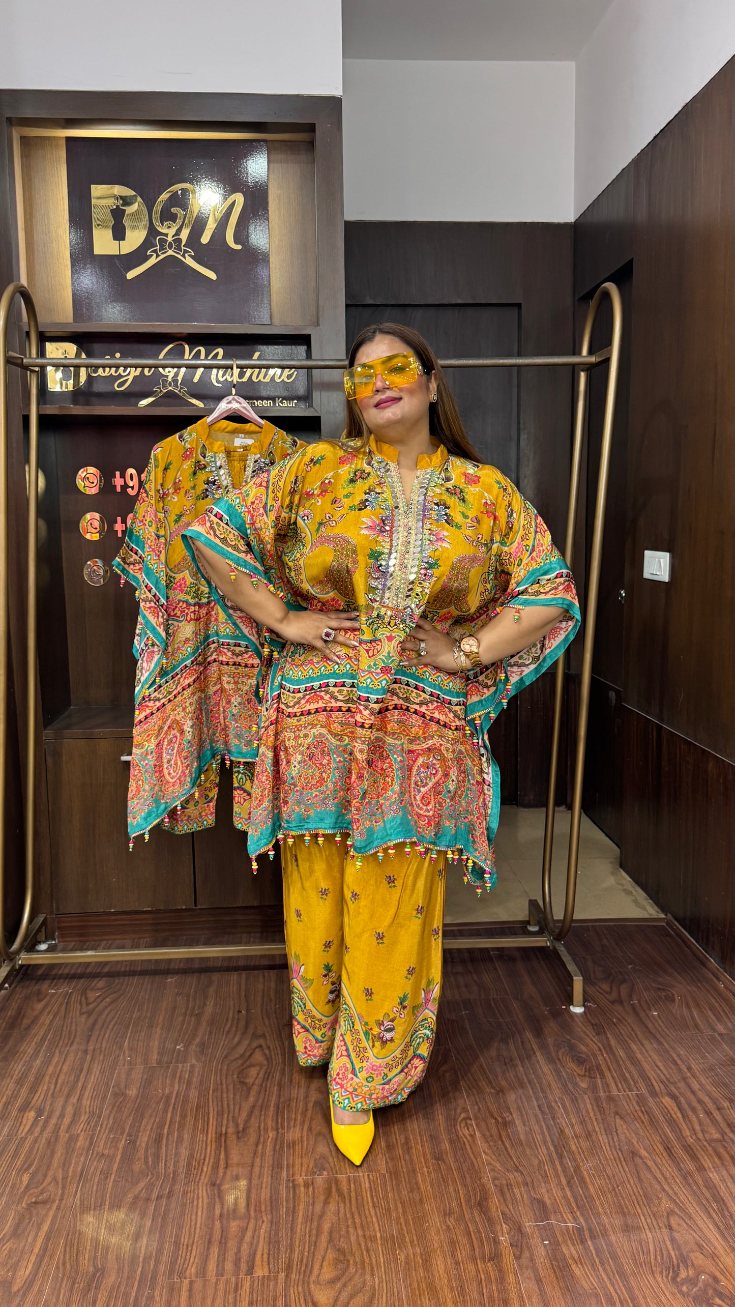 Zivara Crepe Kaftan