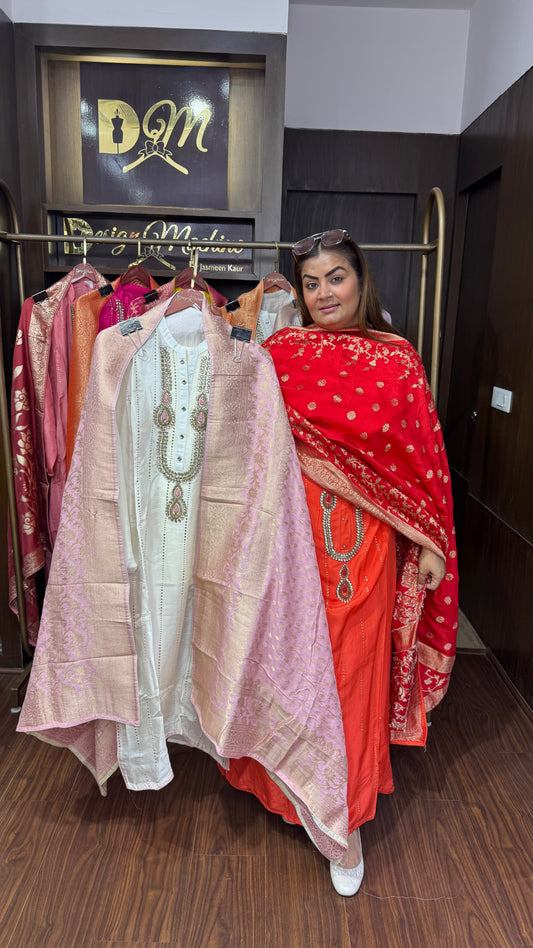 Cotton Silk Fabric (Unstitch Suit)