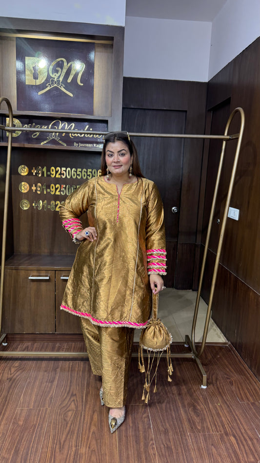 Glass Tissue Cordset With Potli