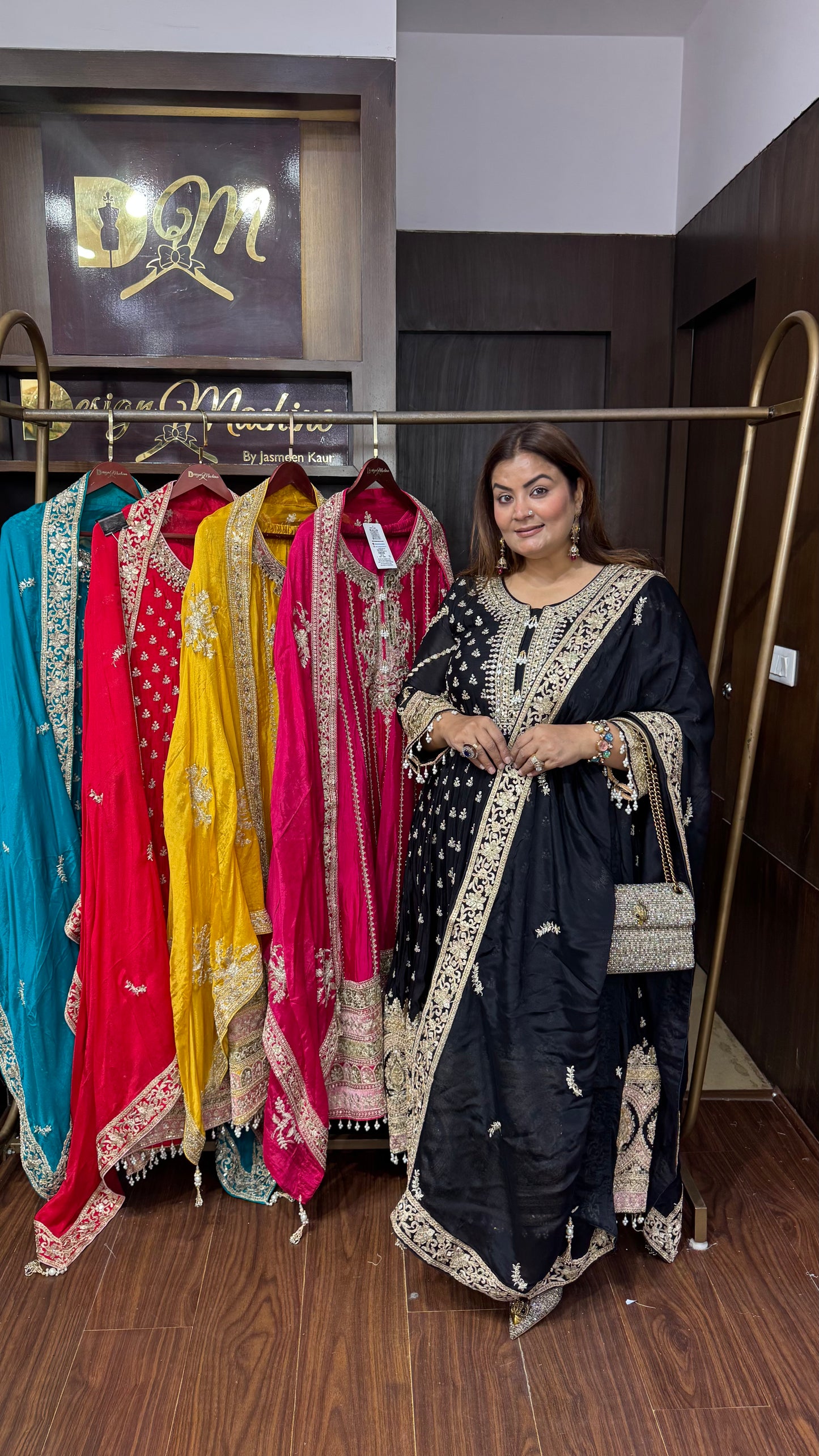Kiritka (Pure Chinnon Anarkali Suit)