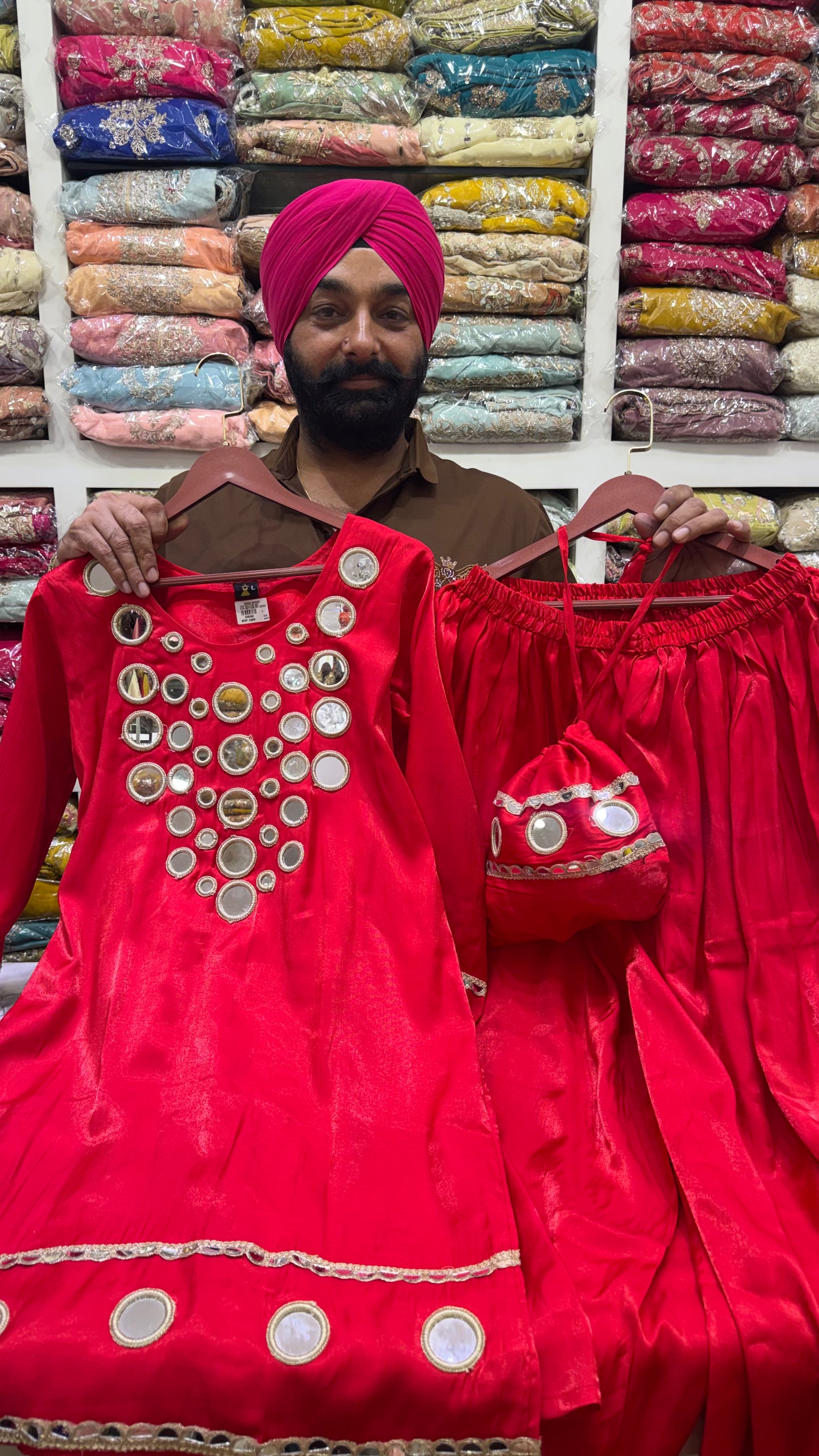Aarohi Shimmer Potli Cordset