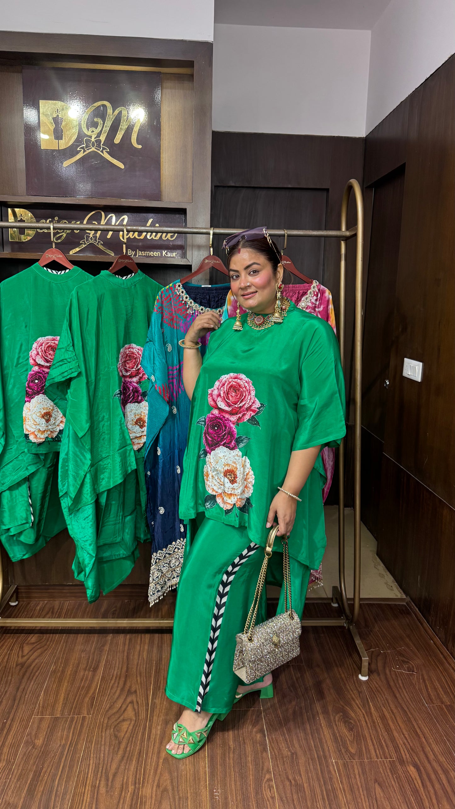 Ruchika (Pure Crepe Kaftan Cordset)