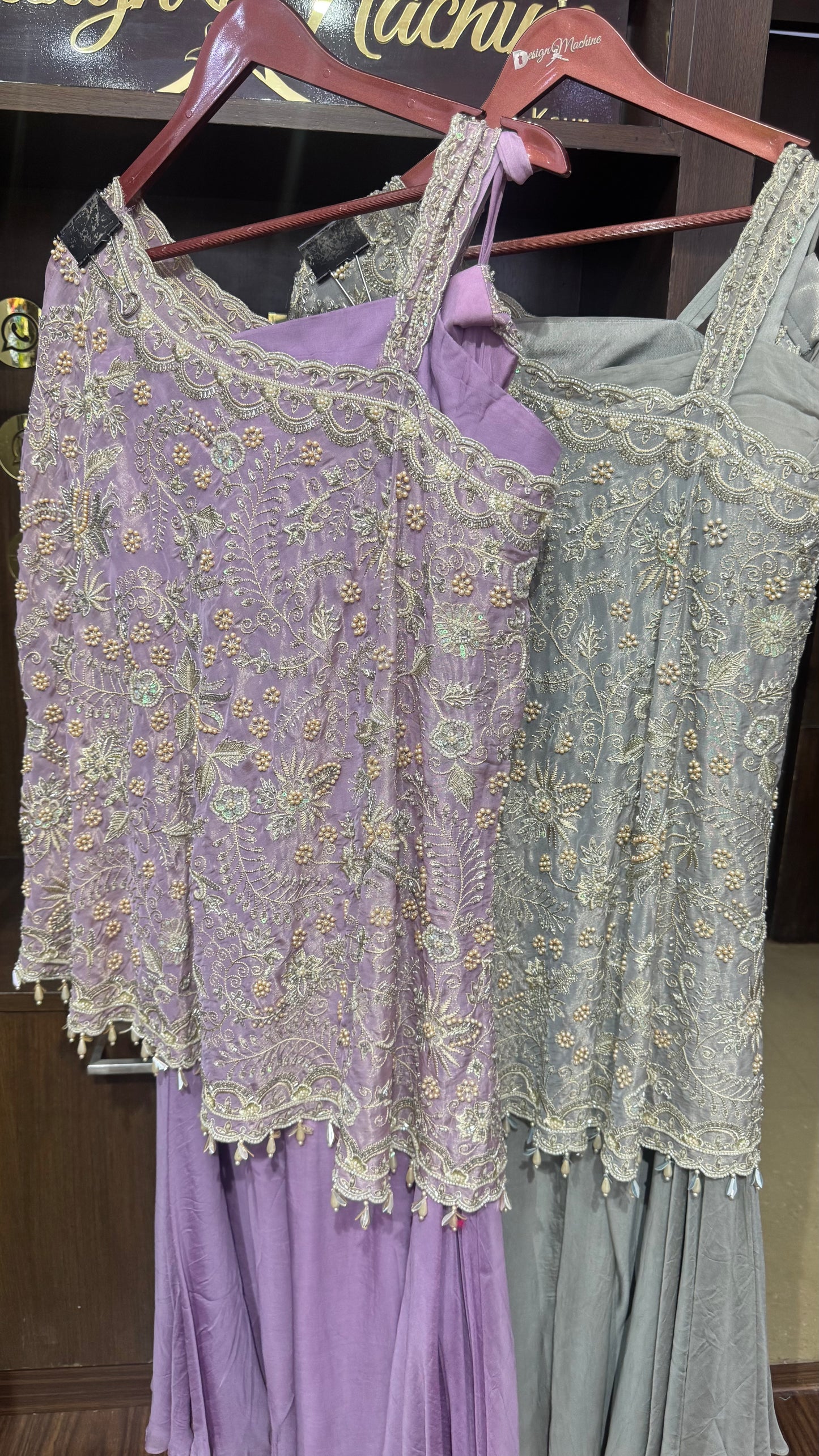Organza Tissue 3 Piece Indo Western