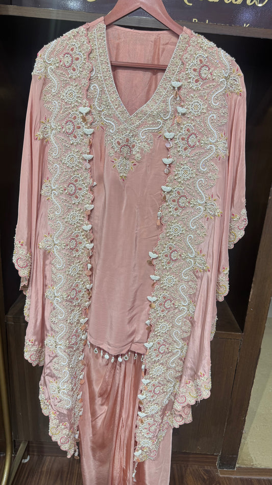 Eisha (Pure Crepe 3 Piece Indo Western)