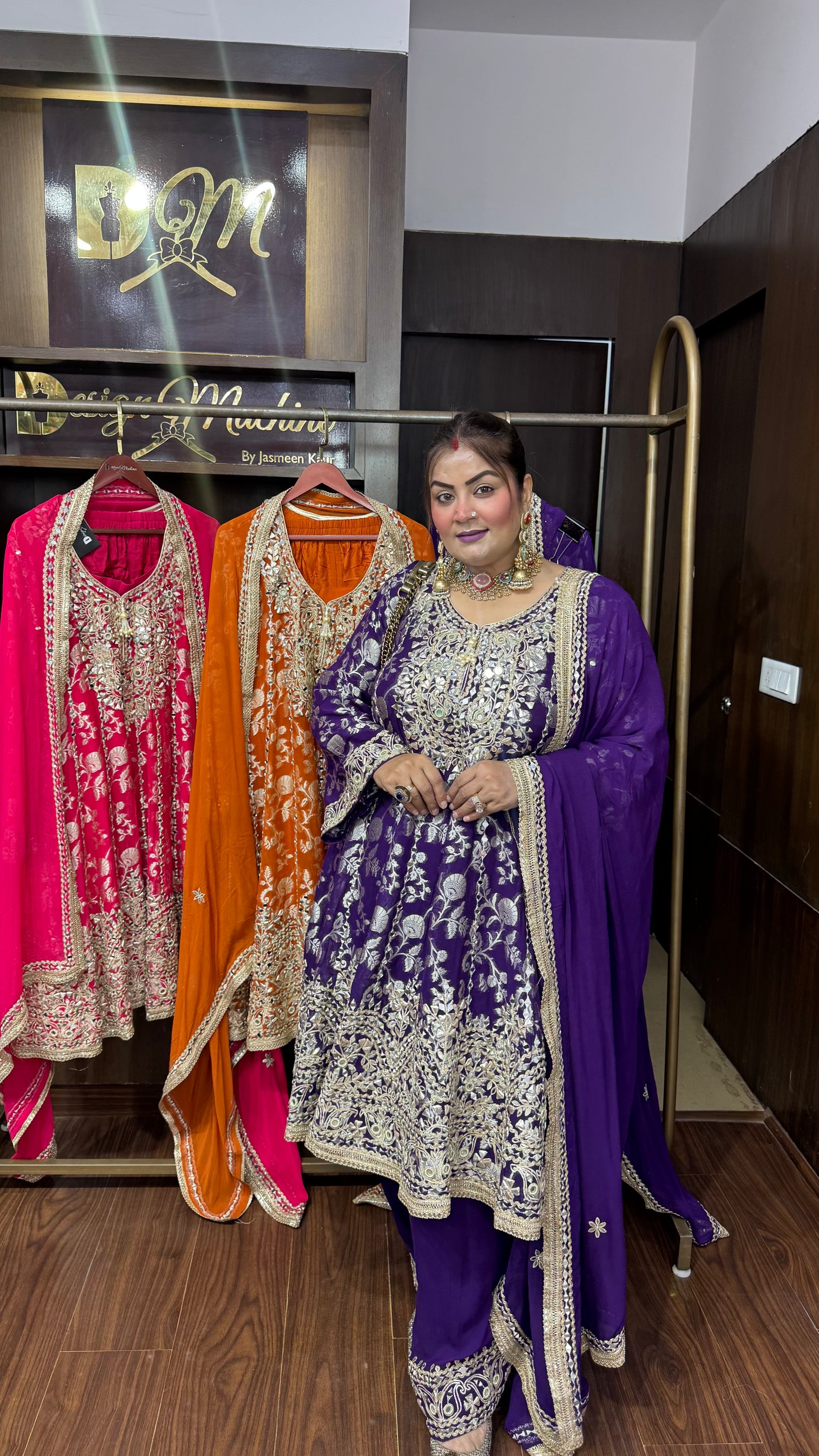 Nooré Pure Chunon Anarkali Suit