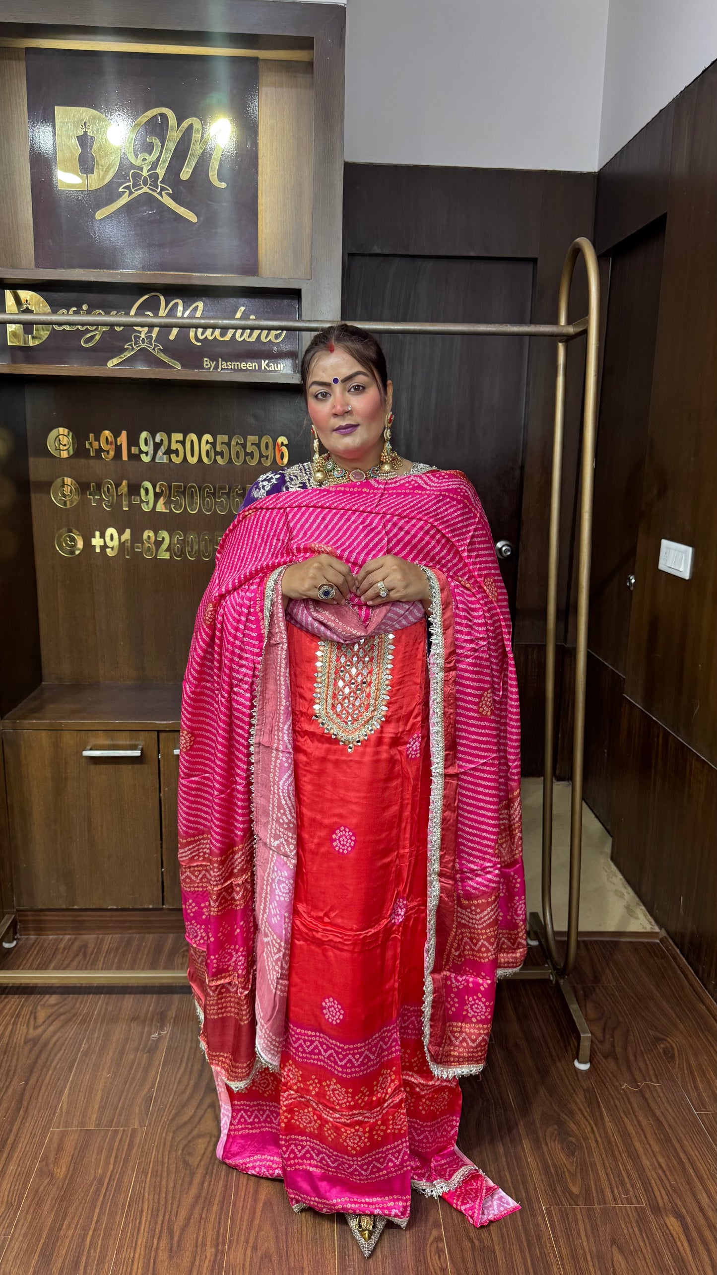 Elara Gajji Silk Unstitched Suit