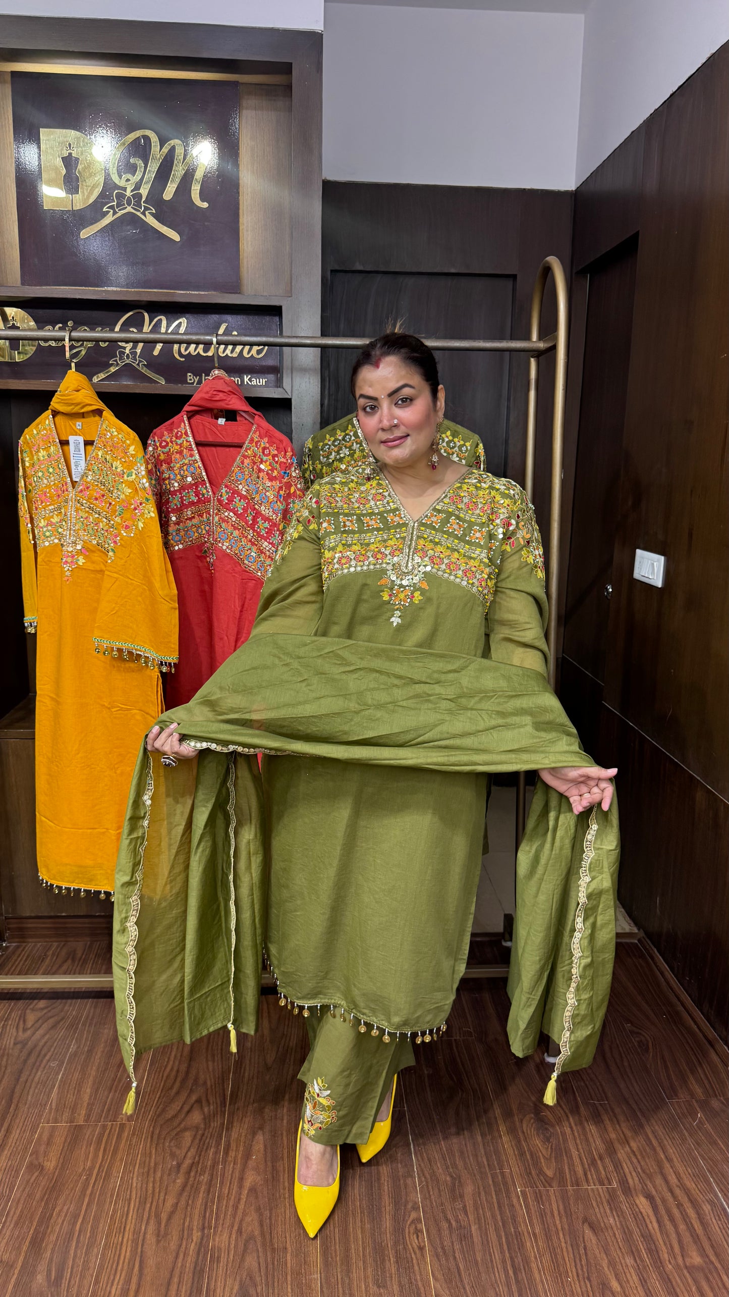 Anaya Mal Chanderi Suit