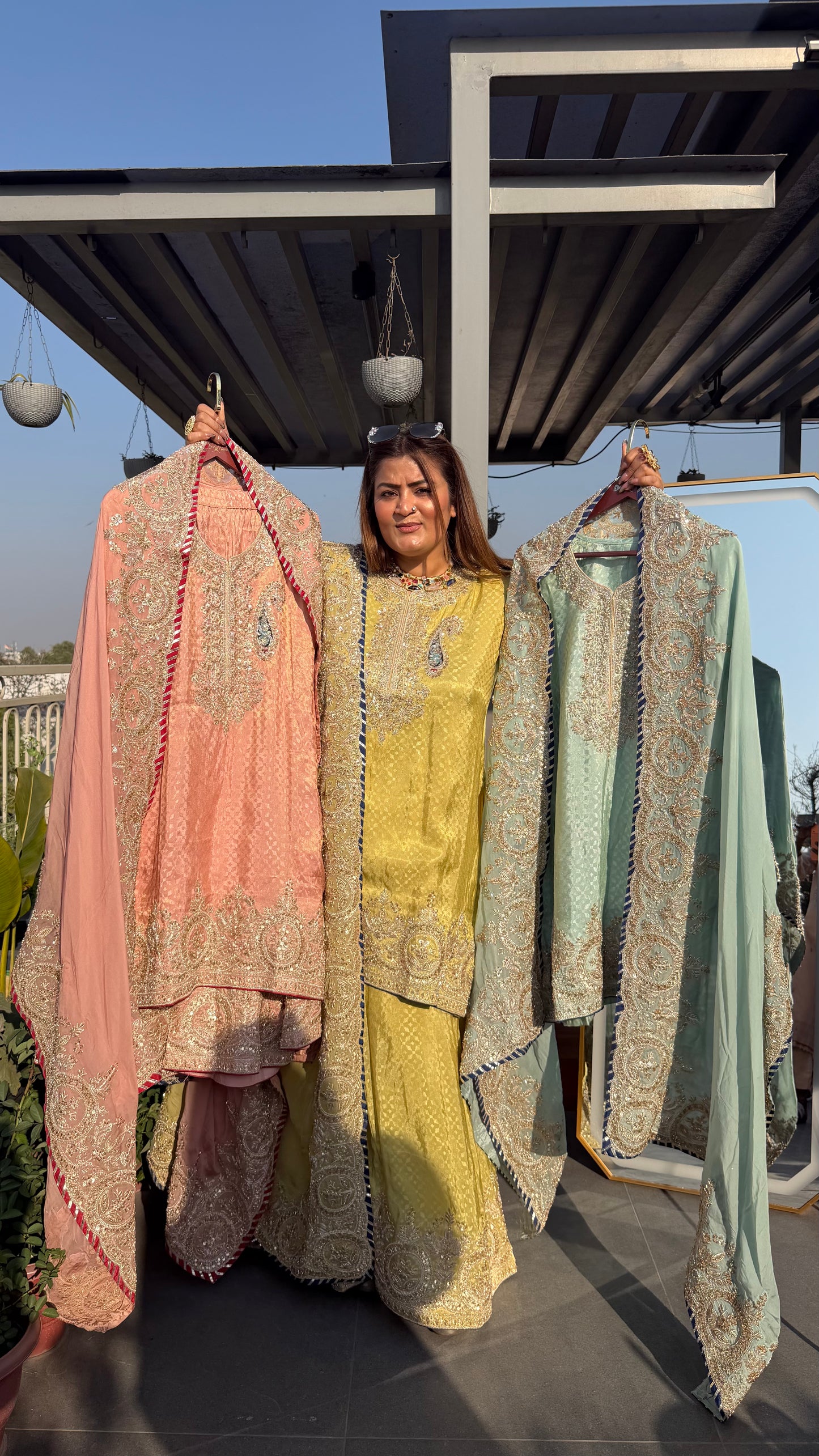 Falak Broket Sharara suit