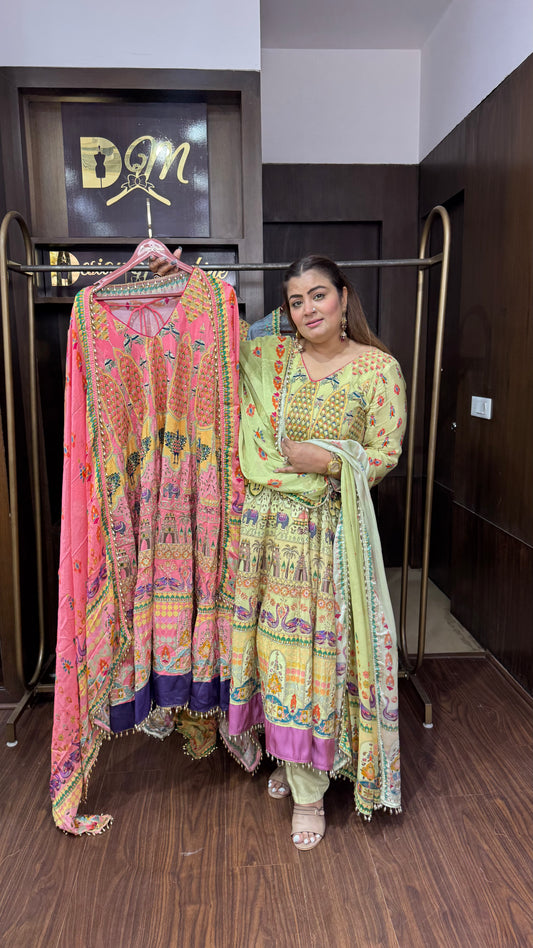 Tavira (Pure Crepe Anarkali)