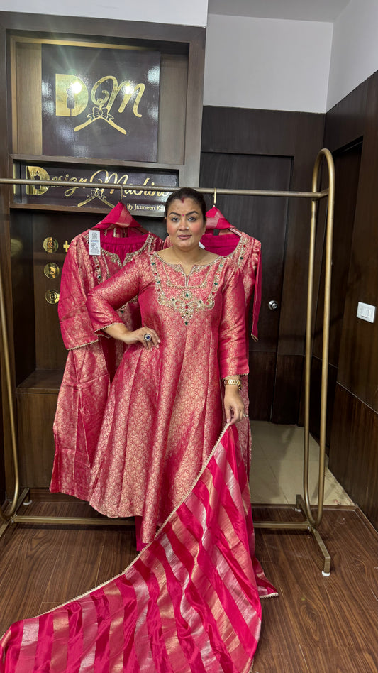 Ridhi (Glass Tissue Anarkali Suit)