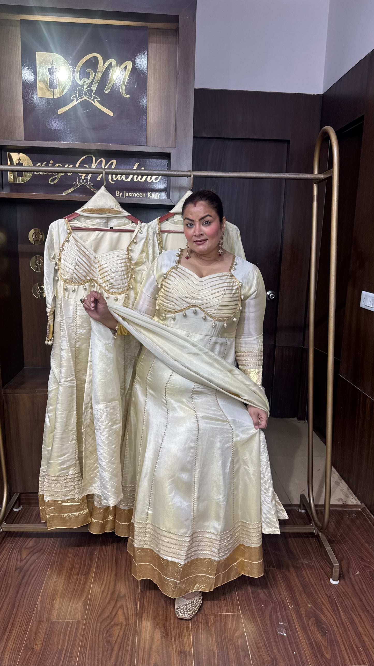 Akriti (Mal Chanderi Anarkali Suit)