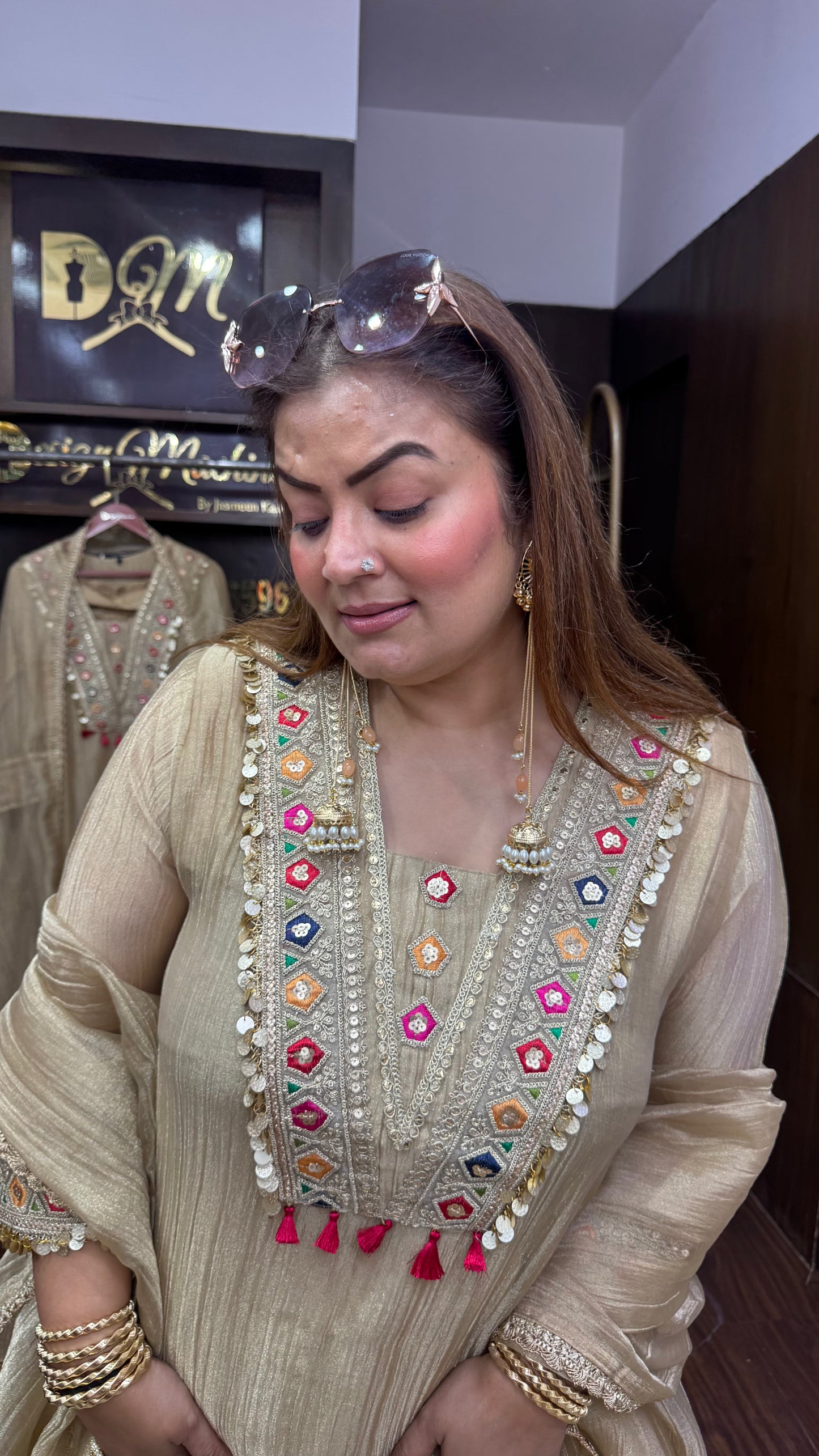 Noor Crush Tissue Suit