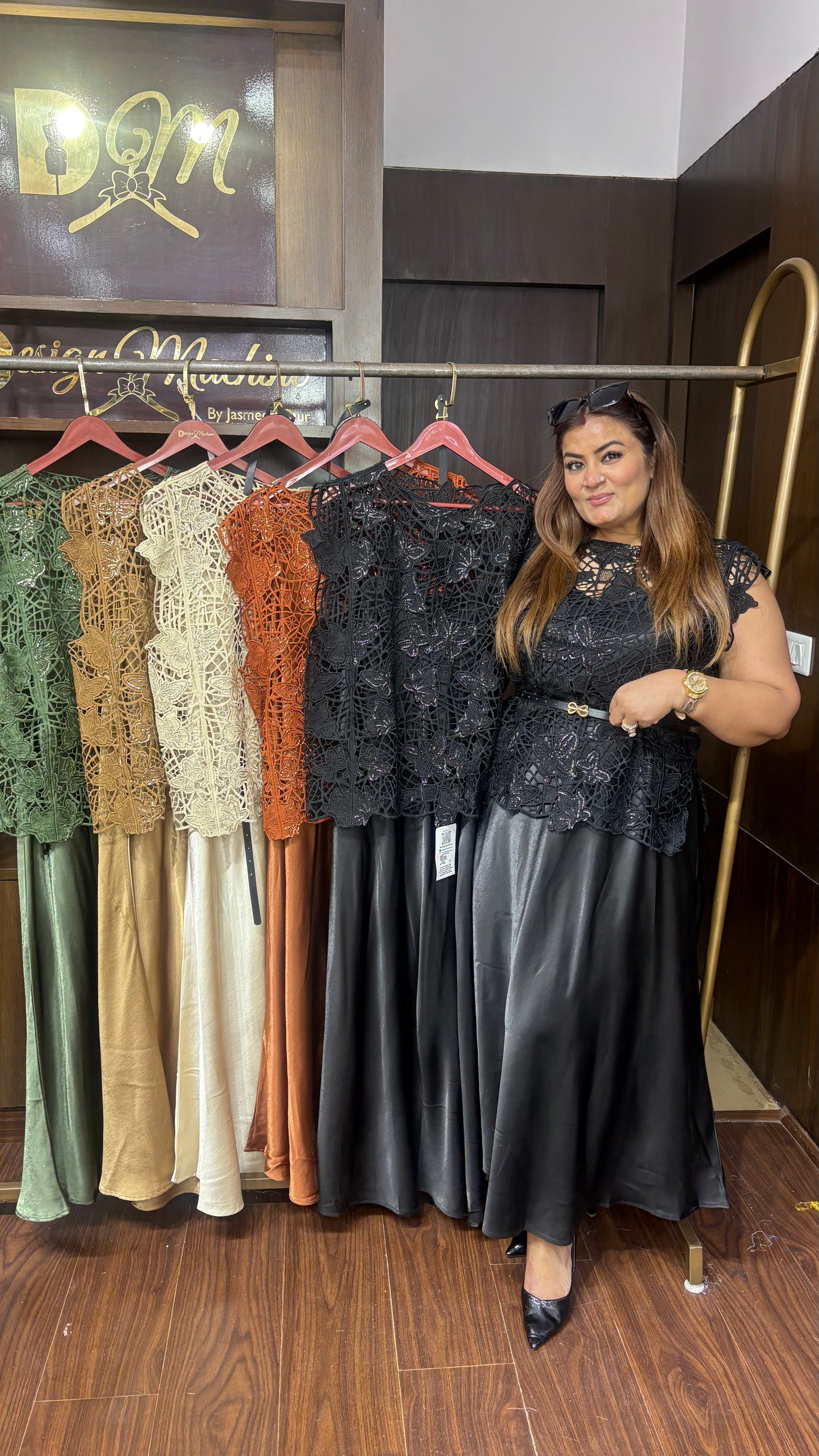 Aarohi Silk Jacket Dress