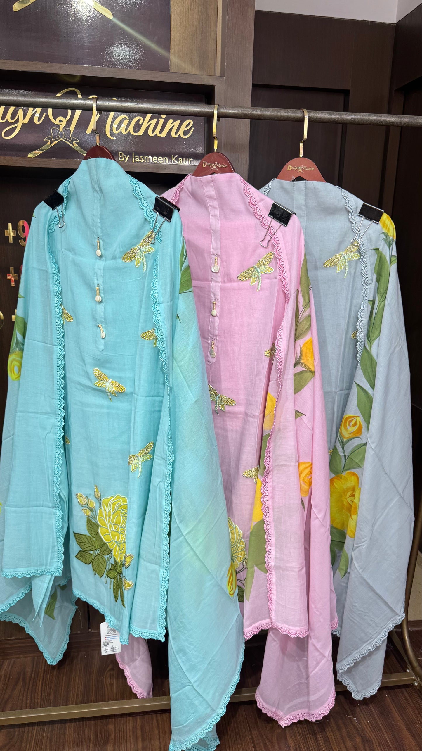 Riana (Cotton Unstitch Suit)