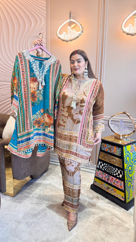 Aabroo (Cotton Silk Cordset)