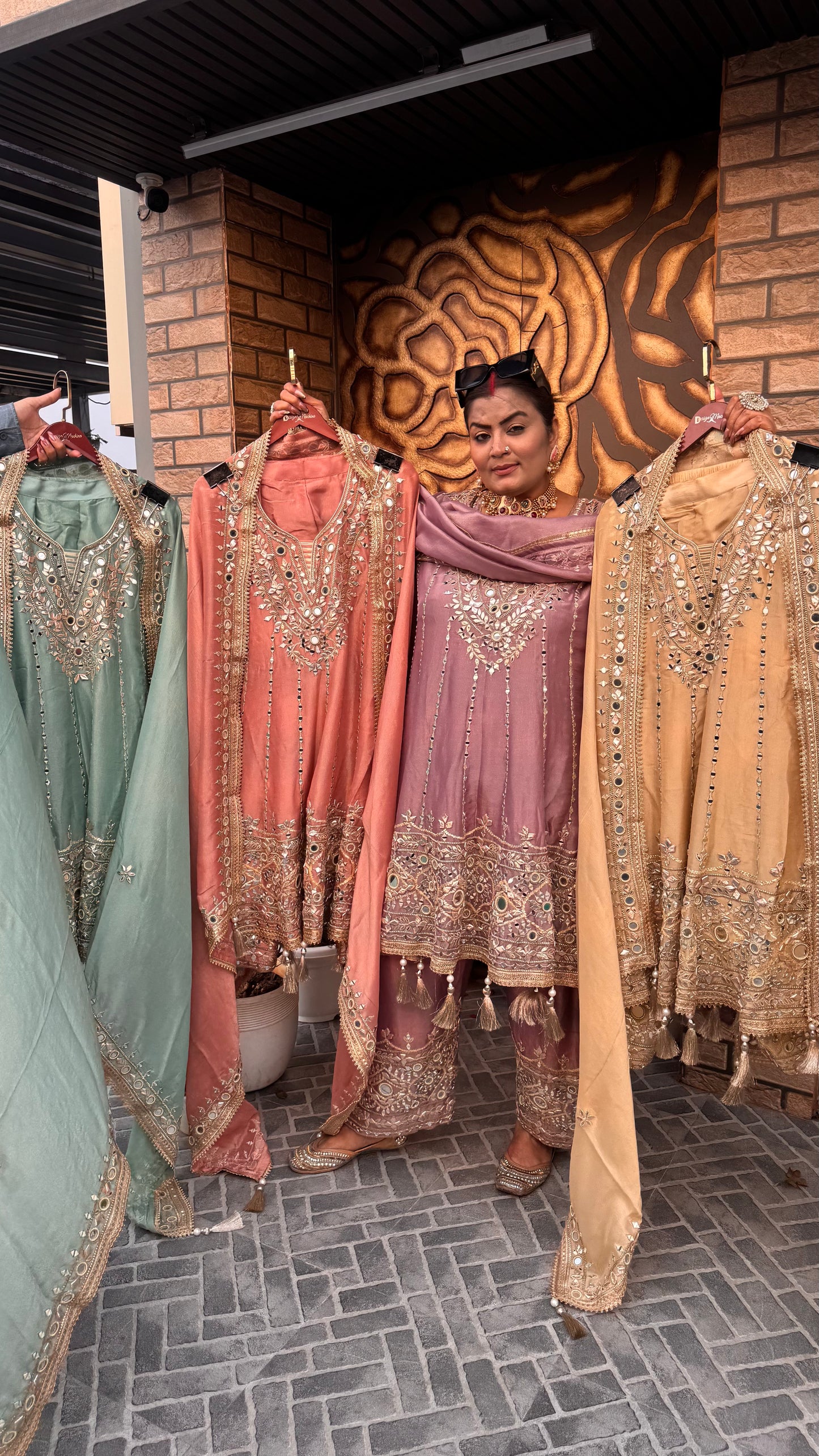 Aafreen (Glass Tissue Farshi Salwar Suit)