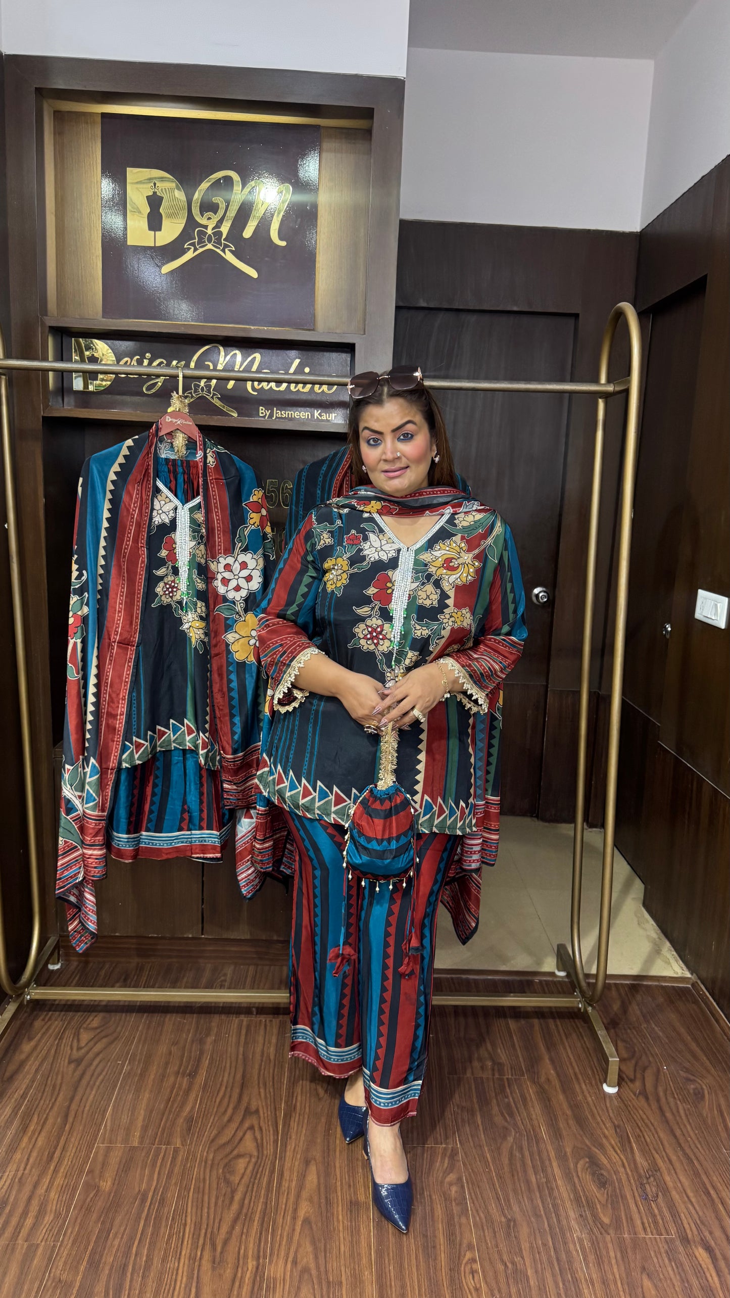 Rishka (Pure Crepe Suit)