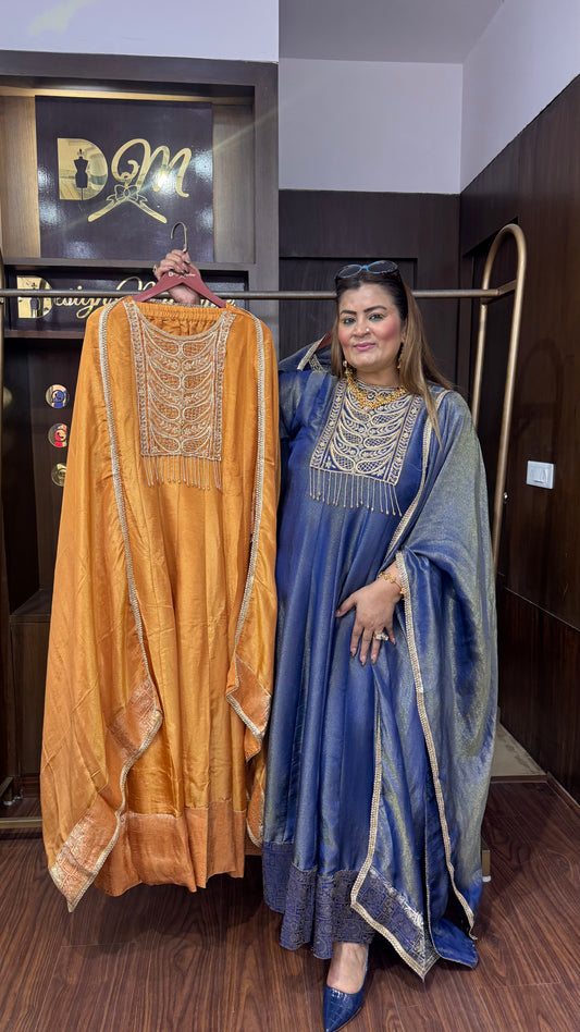 Shehzadi (Glass Tissue Anarkali Suit)