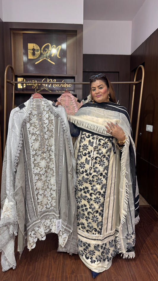 Zara (Cotton Unstitch Suit)