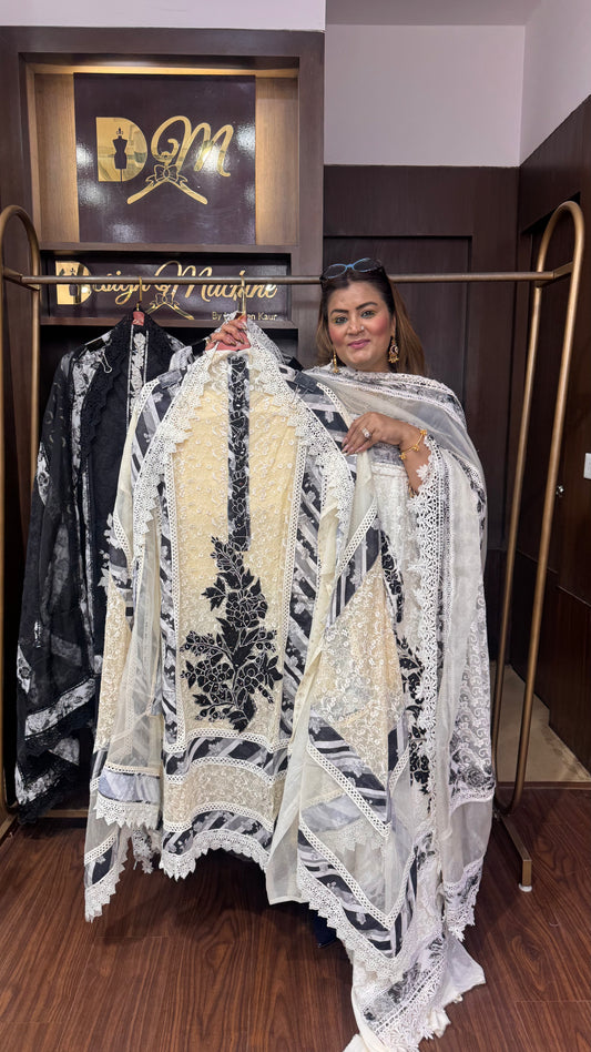 Reva (Cotton Unstitch Suit)