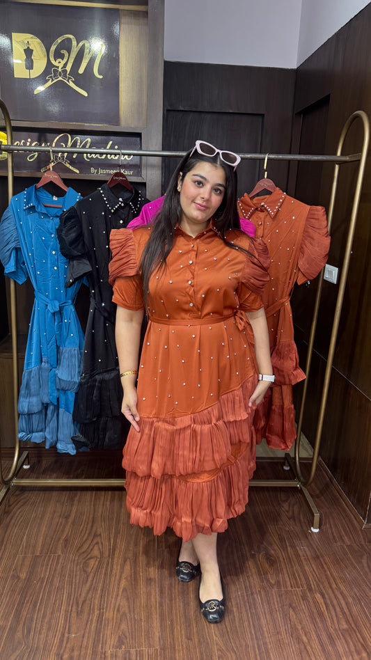 Imported Fabric Birthday Dress