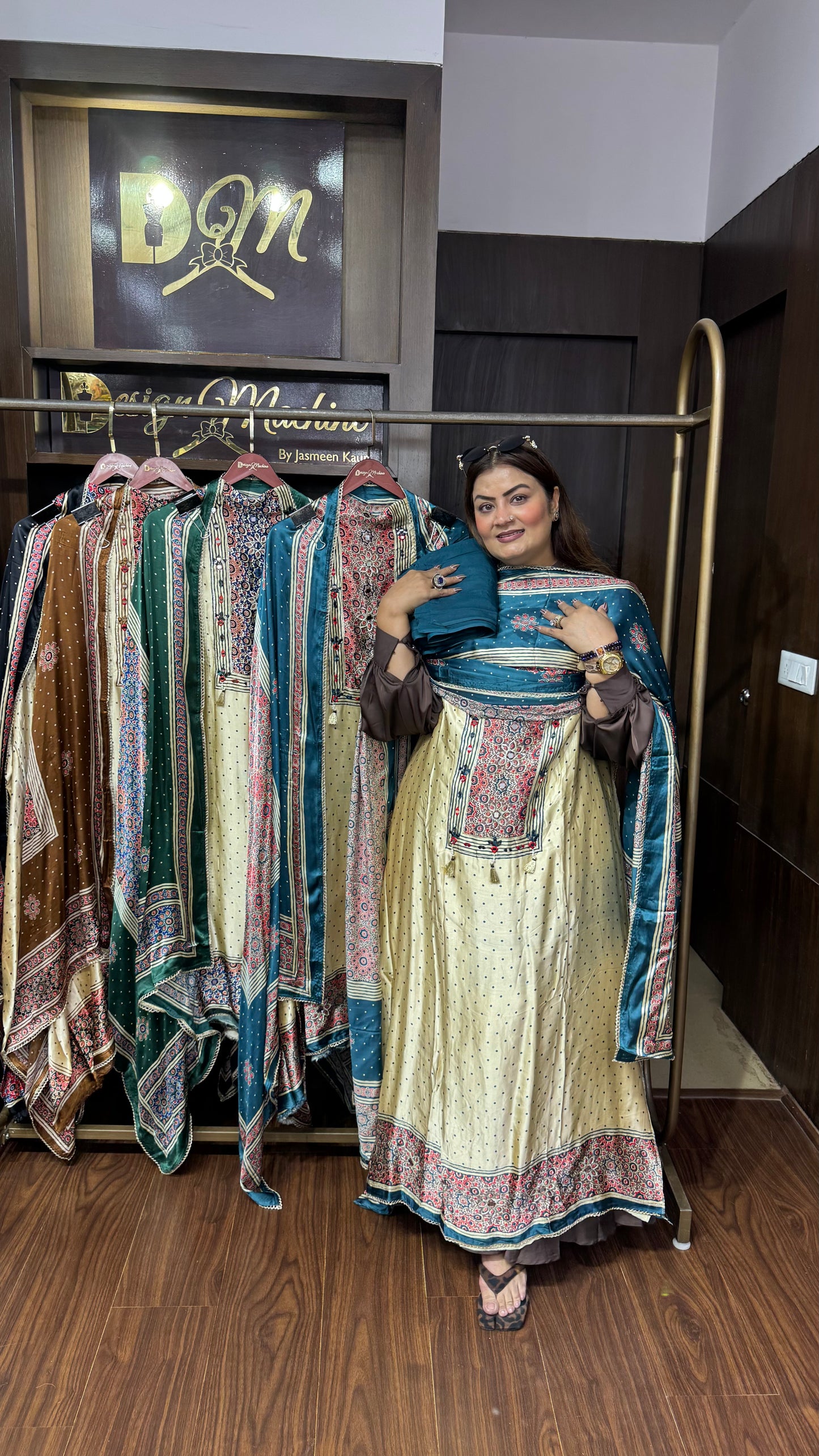 Zareen Gajji Silk Suit