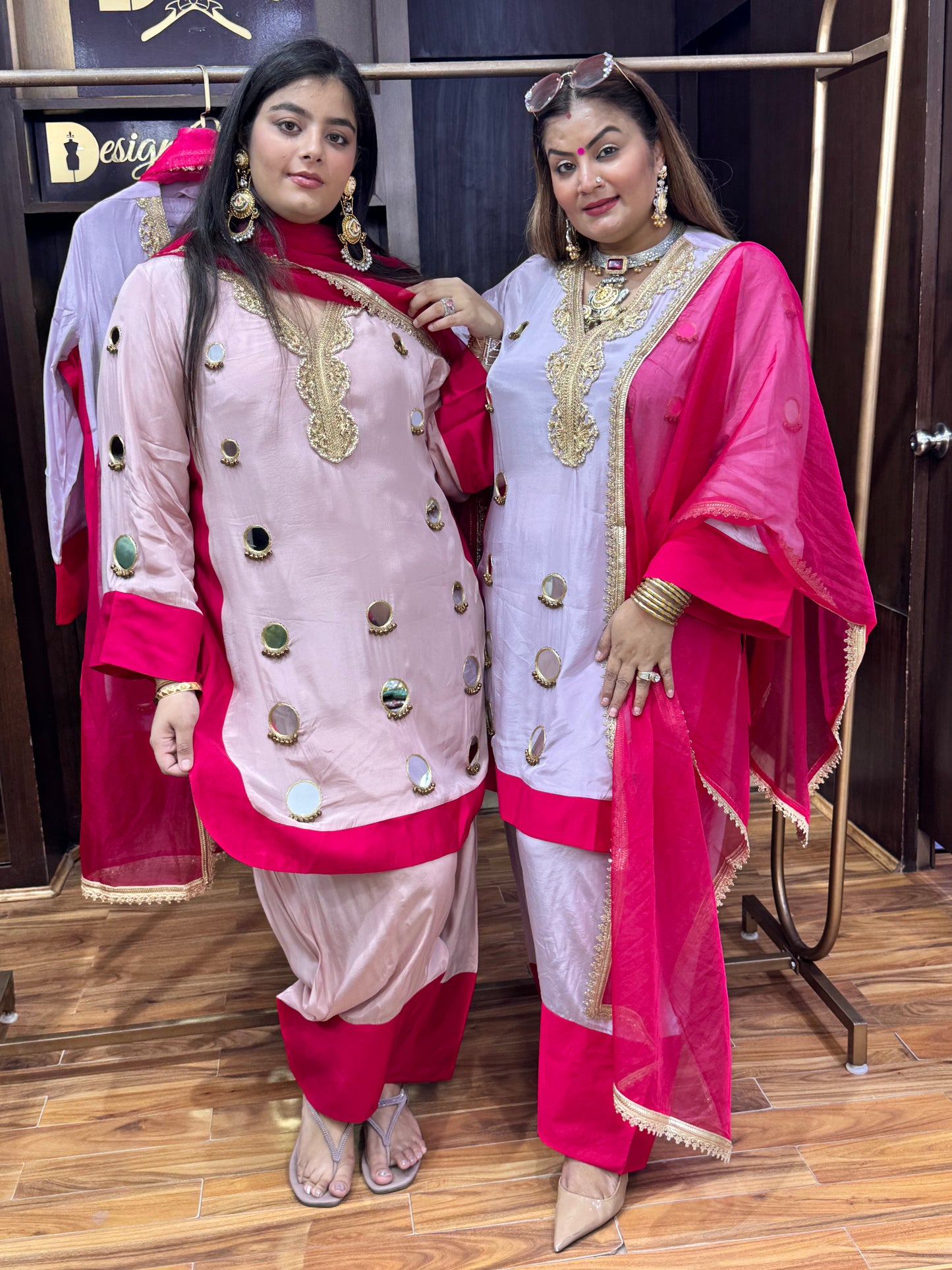 Saanjh Crepe Suits
