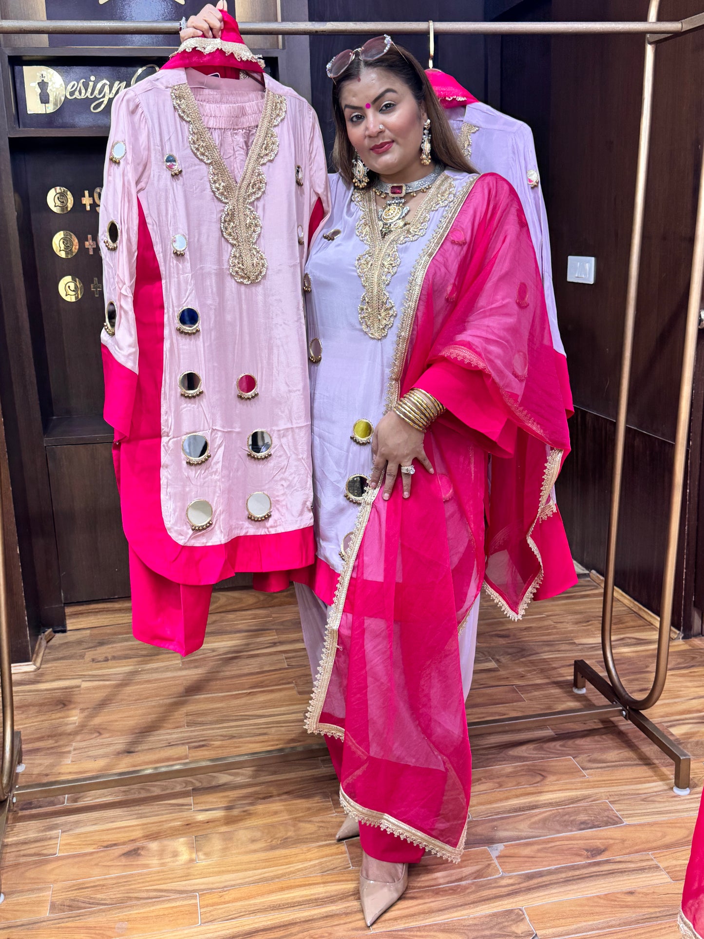 Saanjh Crepe Suits