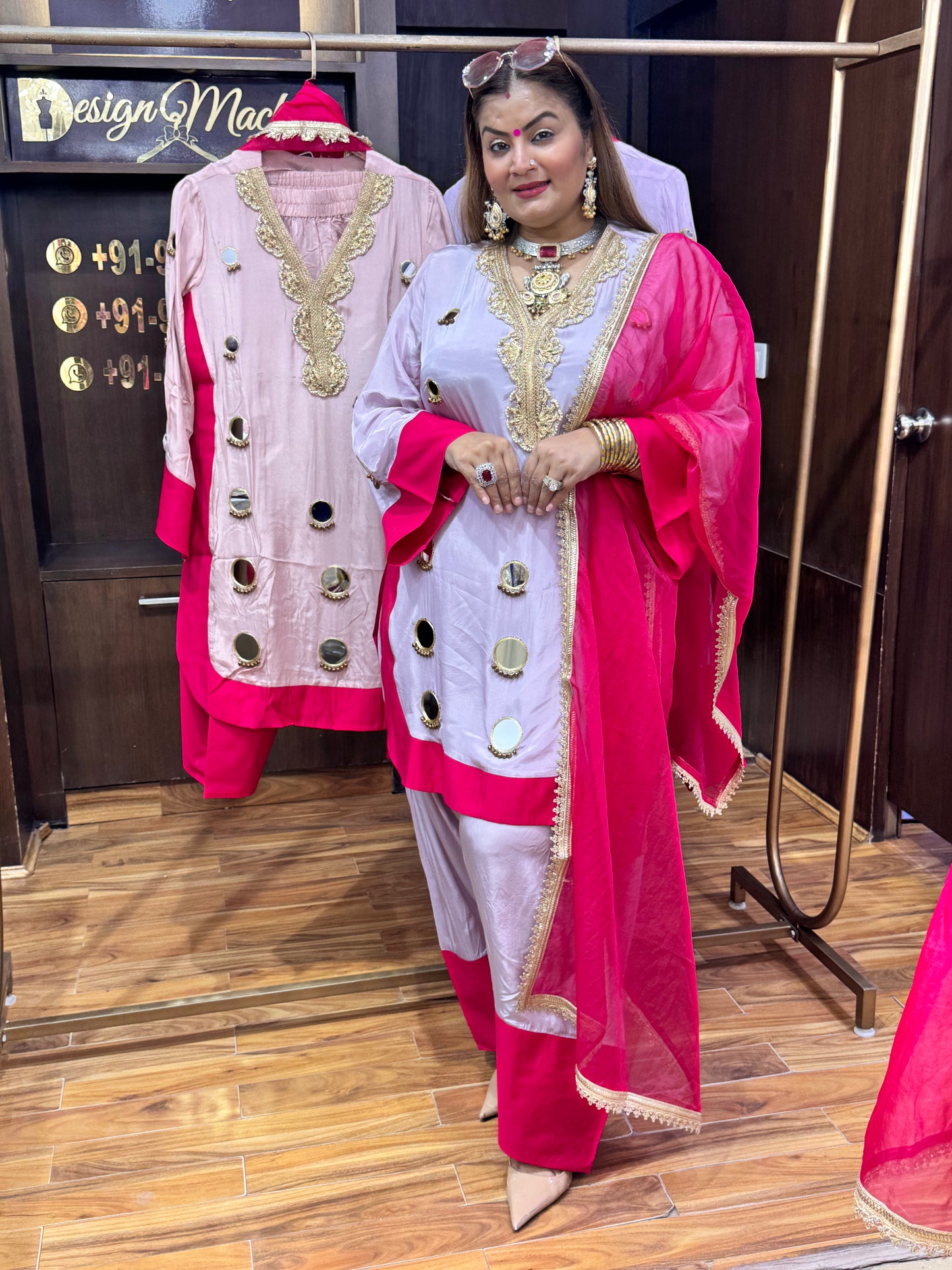 Saanjh Crepe Suits