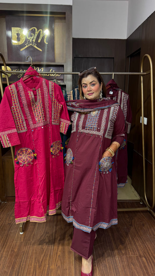 Avira Cotton Suit