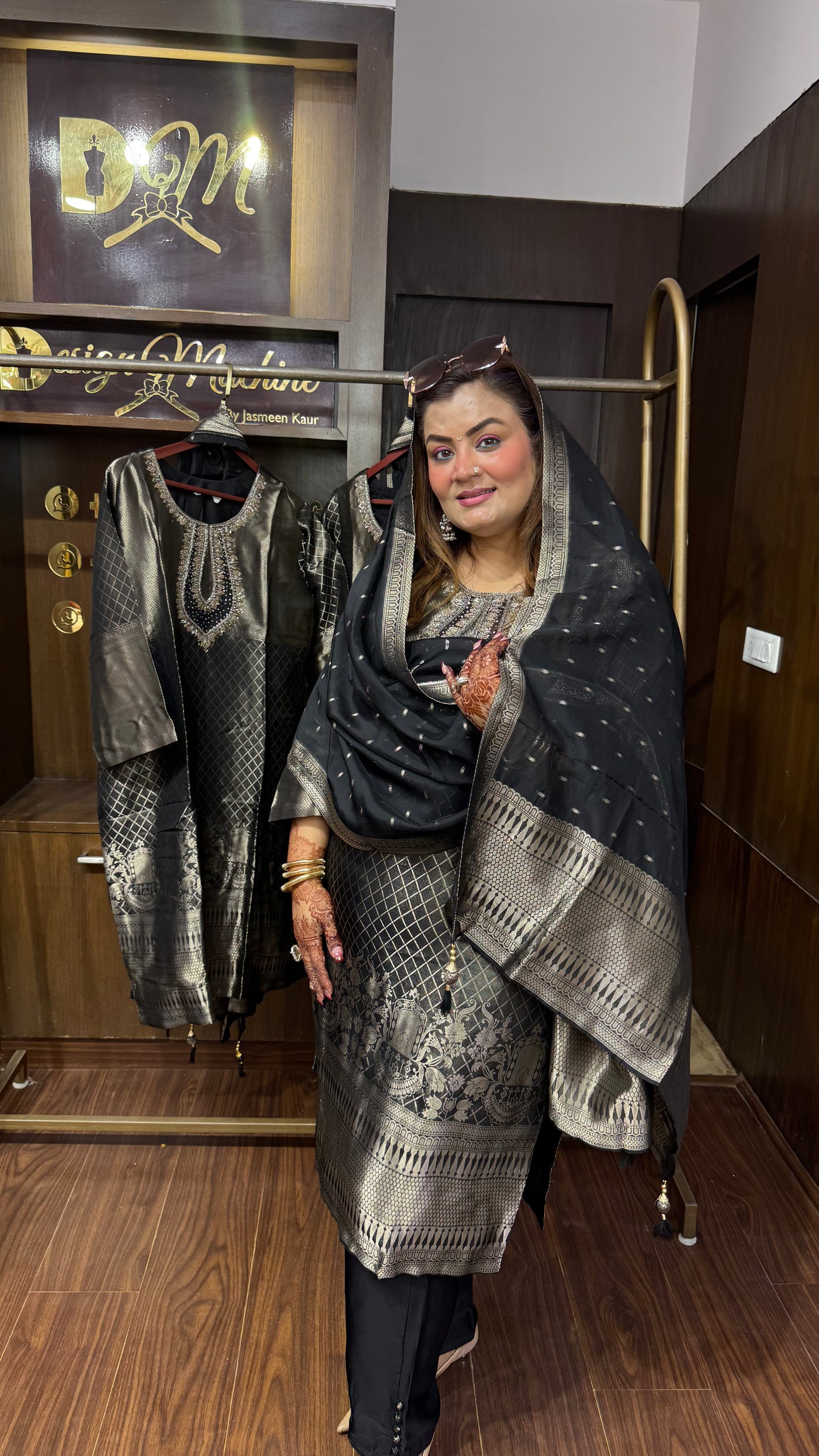 Rivaanshi Banarasi Silk Suit