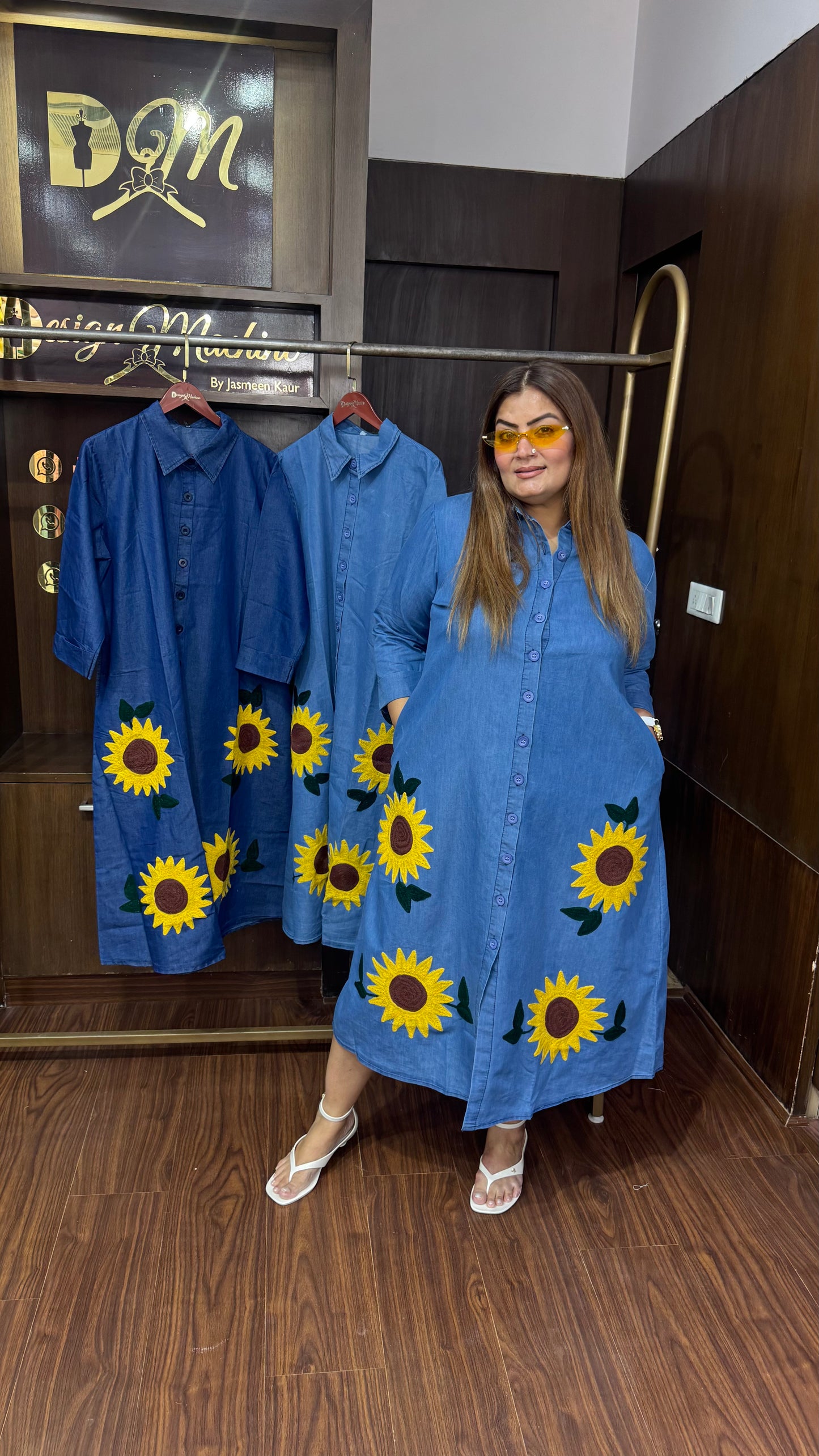 Nayla (Denim Dress)