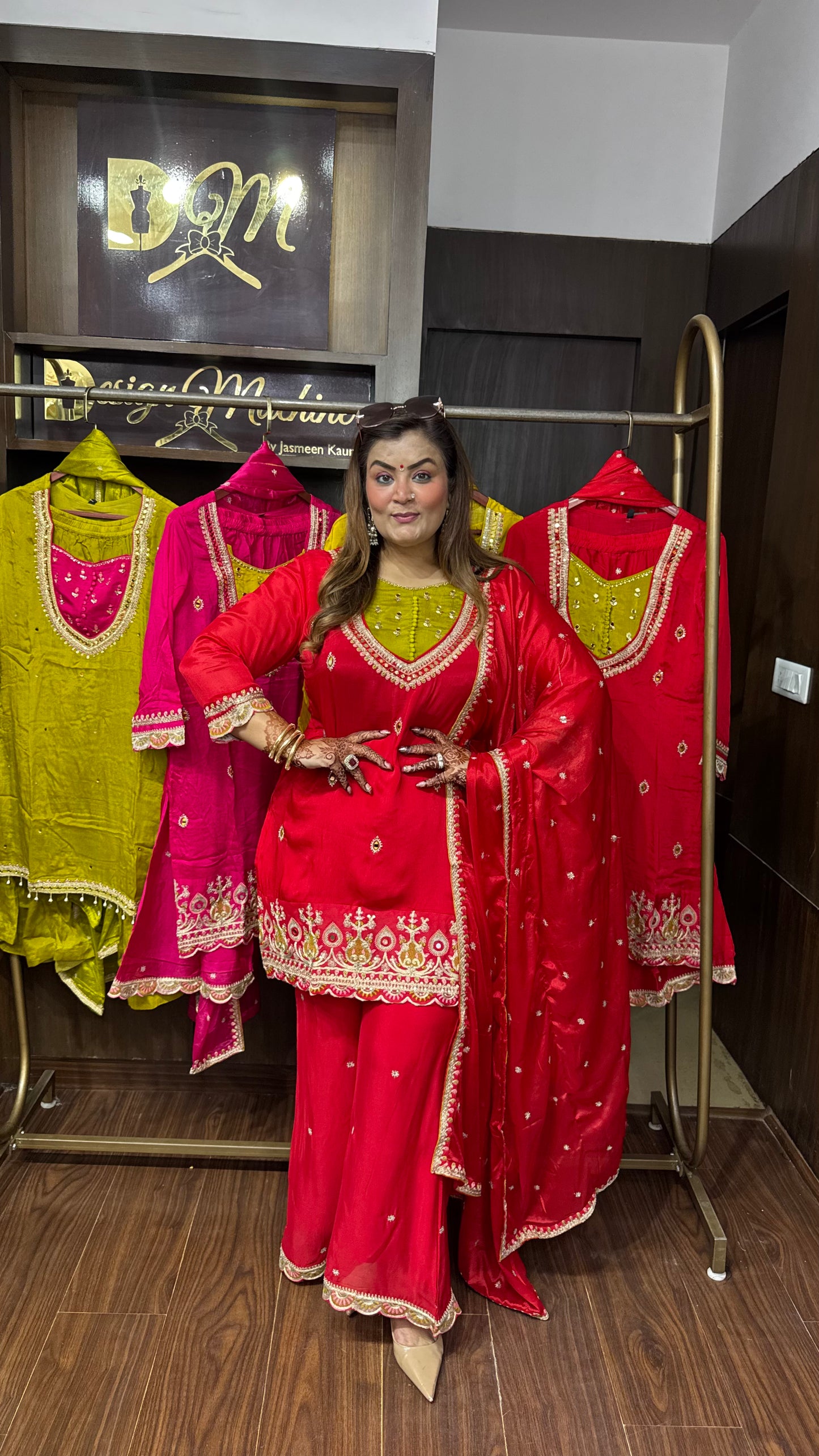 Yuvika Pure Chunon Crepe Suit