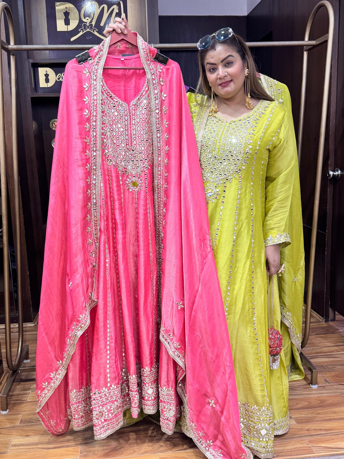 Afsana Crepe Anarkali