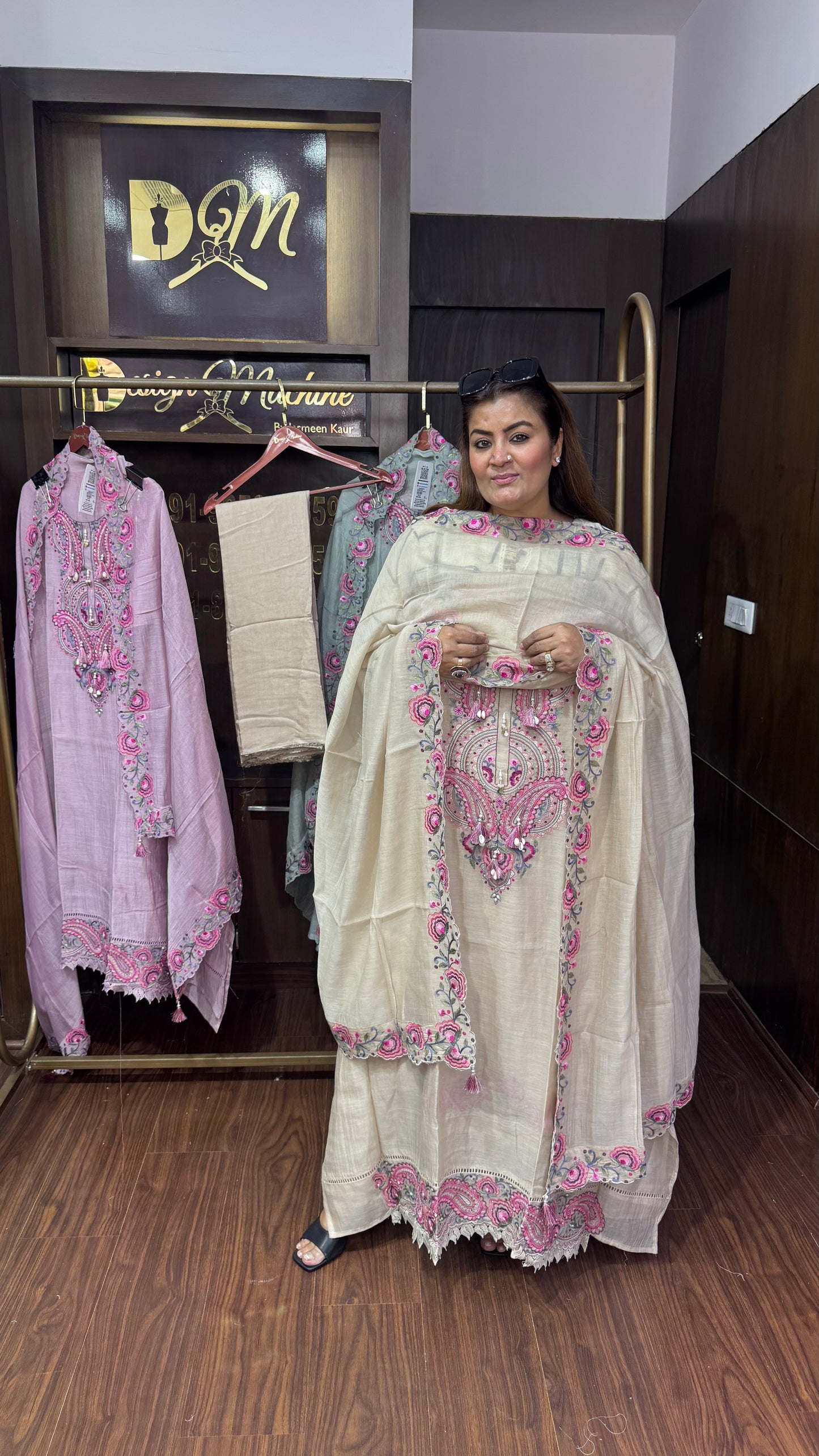 Avani (Cotton Unstitch Suit)